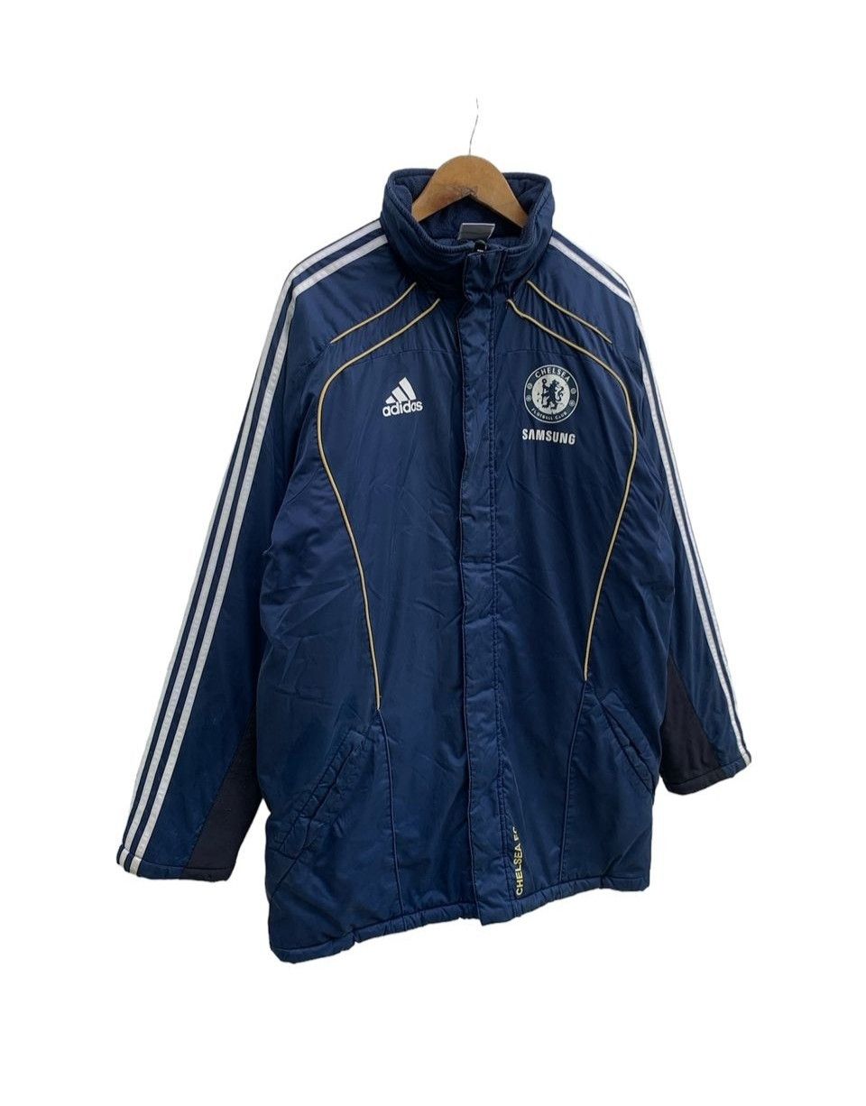 Adidas Vintage Chelsea Football Soccer Training Adidas Jacket Size US L / EU 52-54 / 3 - 3 Thumbnail