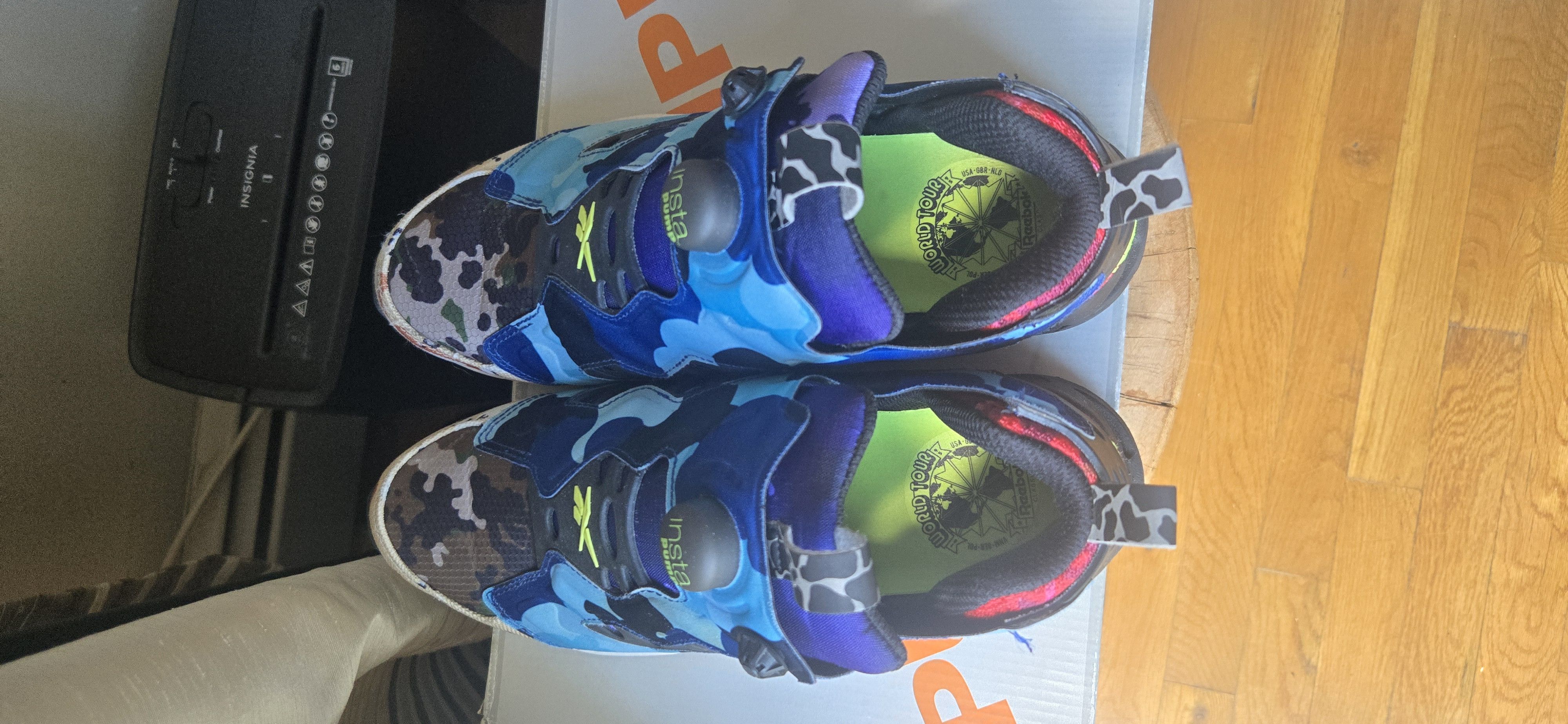 Reebok Reebok Men's Instapump Fury Road Cc 'What The Camo' Size US 7 / EU 40 - 6 Thumbnail