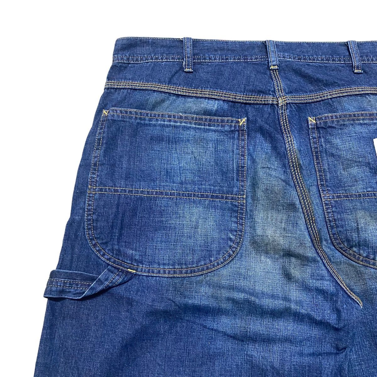 Bape Vintage Bape Denim Carpenter Pants Oiled Coated Size US 34 / EU 50 - 9 Thumbnail