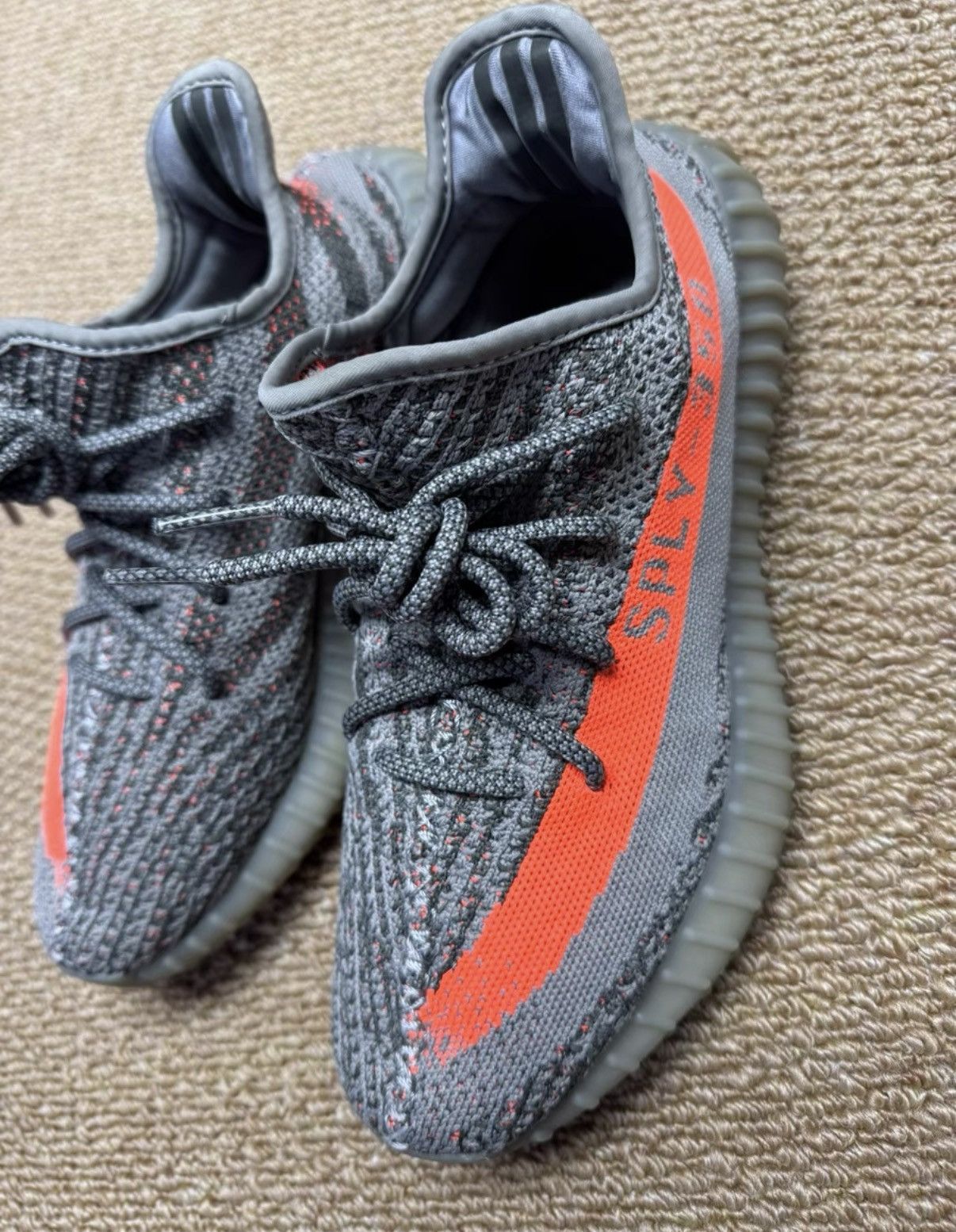 Adidas Adidas Yeezy 350 V2 Grey Orange Static K37 Size US 8.5 / EU 41-42 - 5 Thumbnail