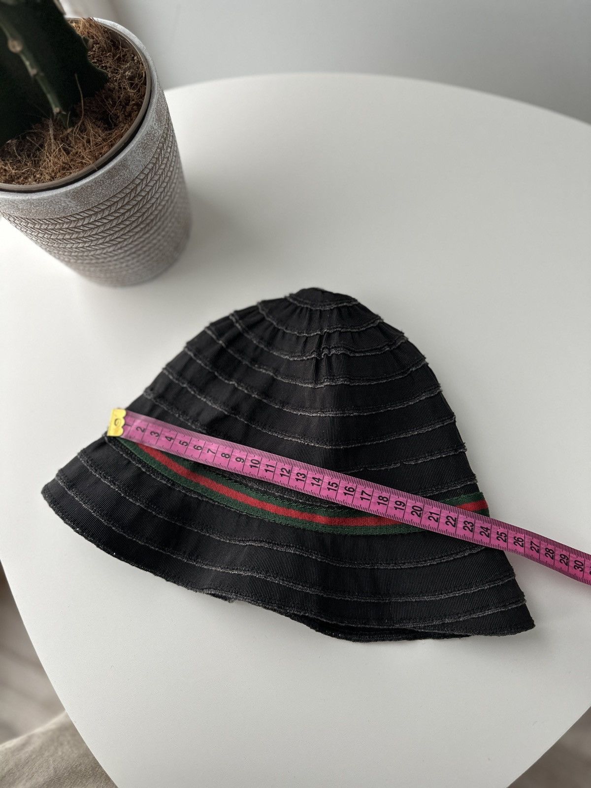 Gucci Gucci Web Stripe Bucket Hat Size ONE SIZE - 5 Thumbnail