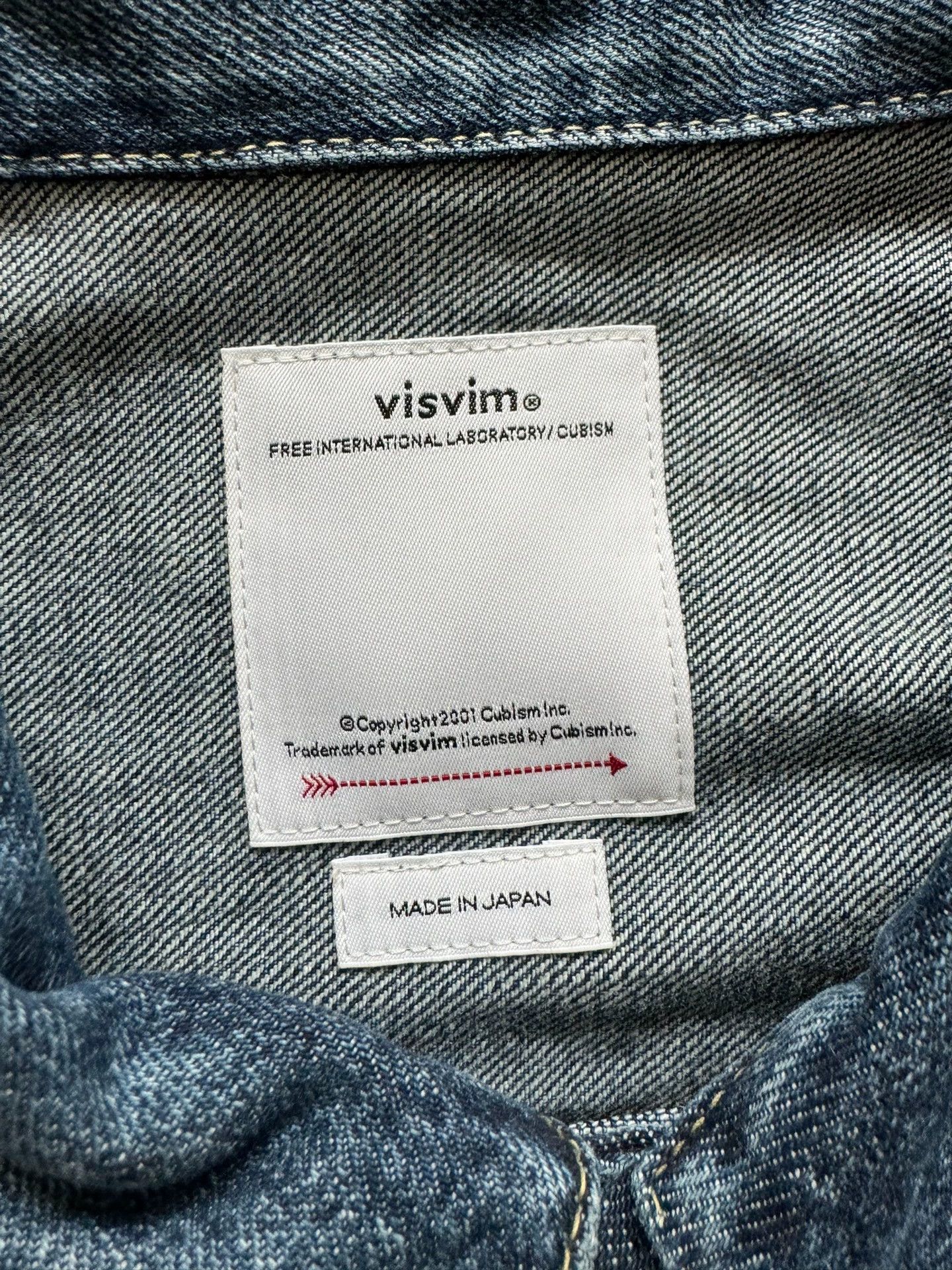 VISVIM SS 101XX JKT DMGD 24SS 5 sizes