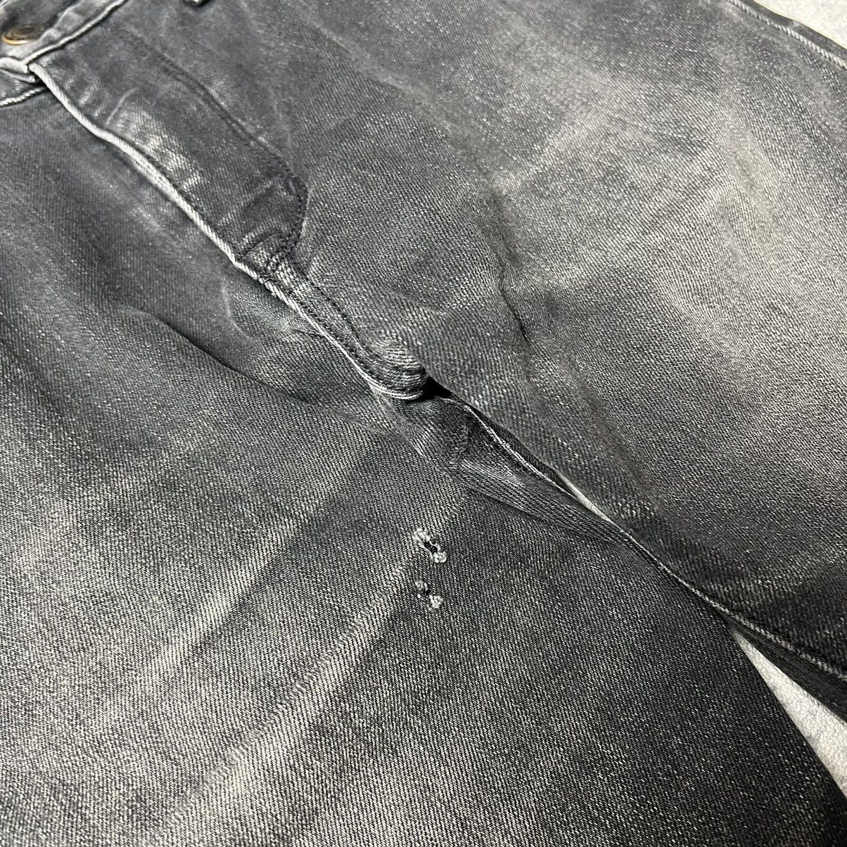 Japanese Brand × Uniqlo Vintage Uniqlo Distressed Black Faded Pants Size US 29 - 4 Thumbnail
