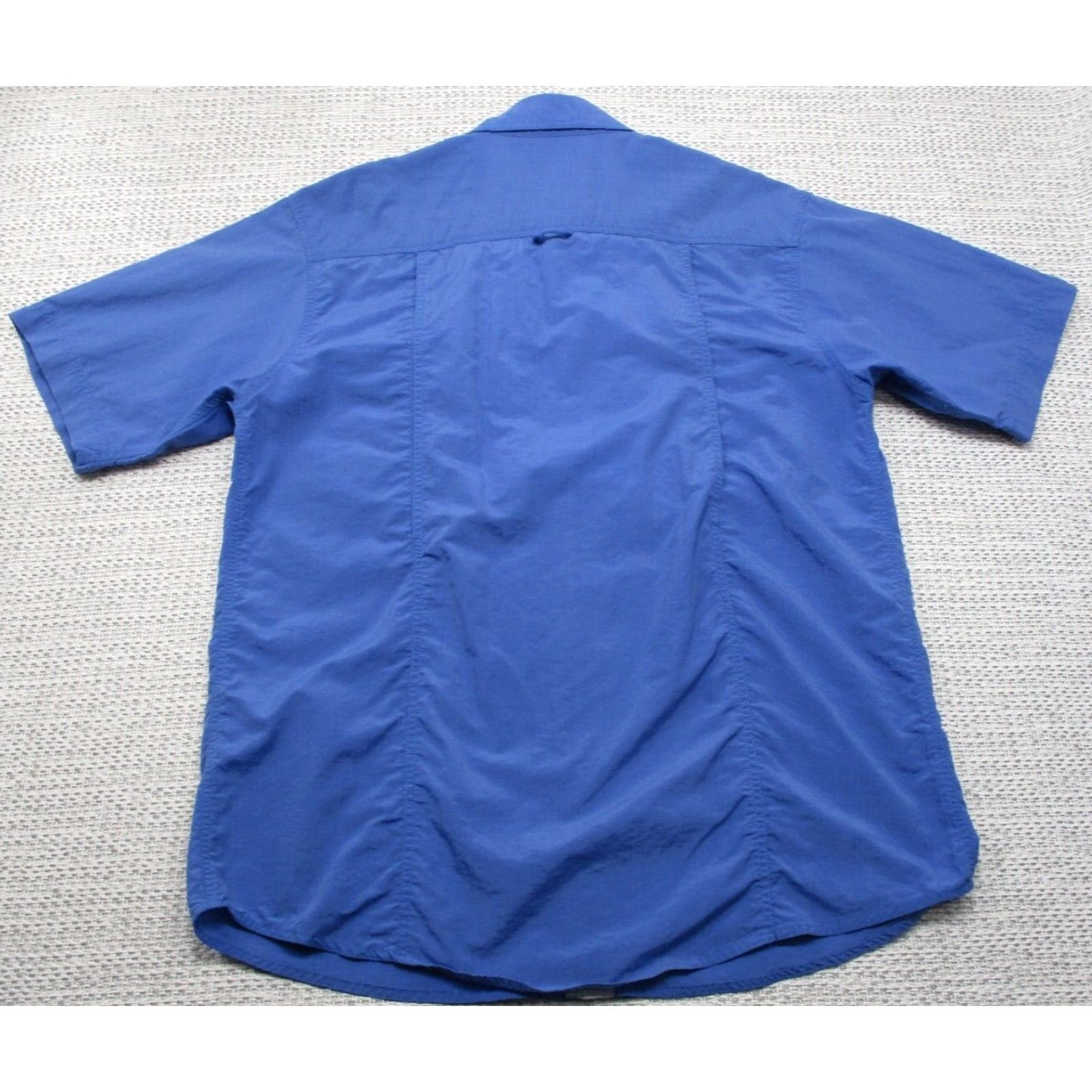 Vintage VINTAGE North Atlantic Trading Shirt Large L Button Up Outdoor 1990s Blue Mens Size US L / EU 52-54 / 3 - 6 Thumbnail