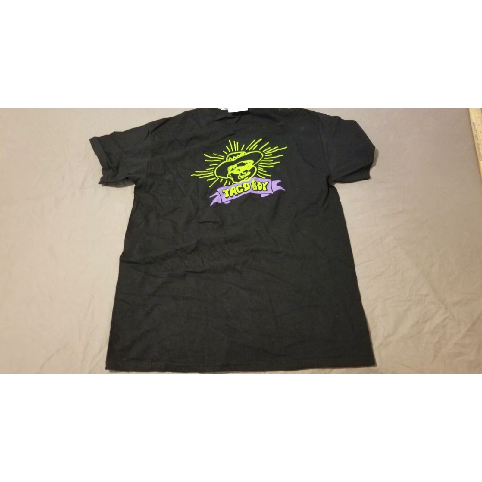 Gildan Gildan Mens Shirt M Black Cotton Taco Boy Novelty Shirt Mens M Black Cotton Taco Boy Novelty Size US M / EU 48-50 / 2 - 2 Thumbnail