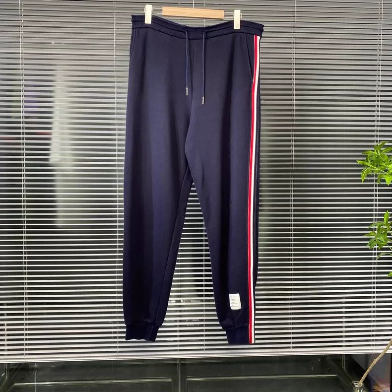 Thom Browne Thom Browne size5 Dark blue sport trousers Size US 29 - 1 Thumbnail