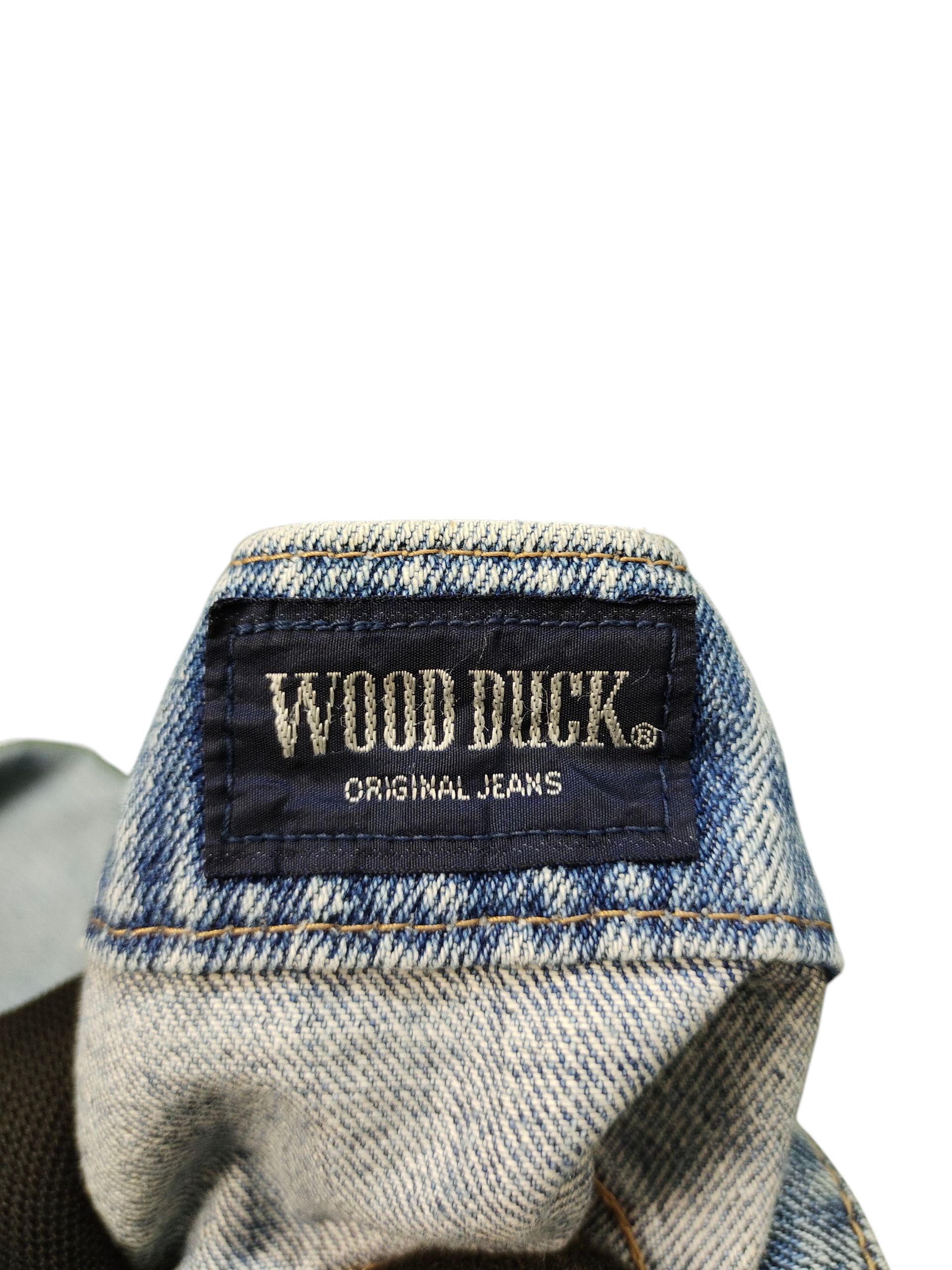 Comme des Garcons × Undercover Vintage Woodduck Japan Clawmark Distress Faded Denim Jeans Size US 32 / EU 48 - 12 Thumbnail
