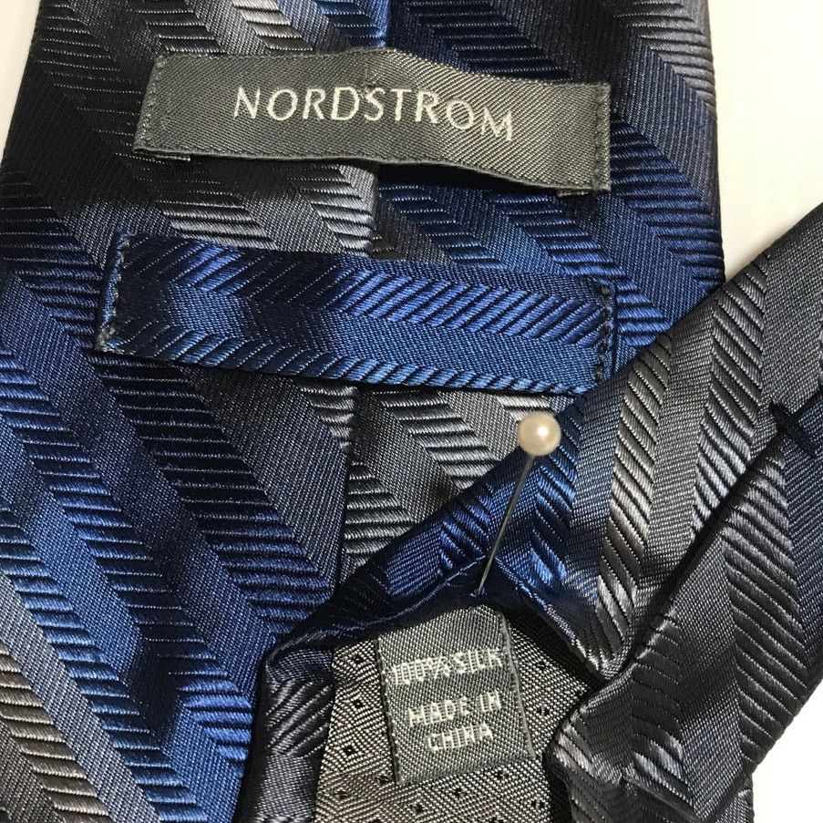 Nordstrom Nordstrom Striped Classic Wide Silk Necktie Size ONE SIZE - 3 Thumbnail