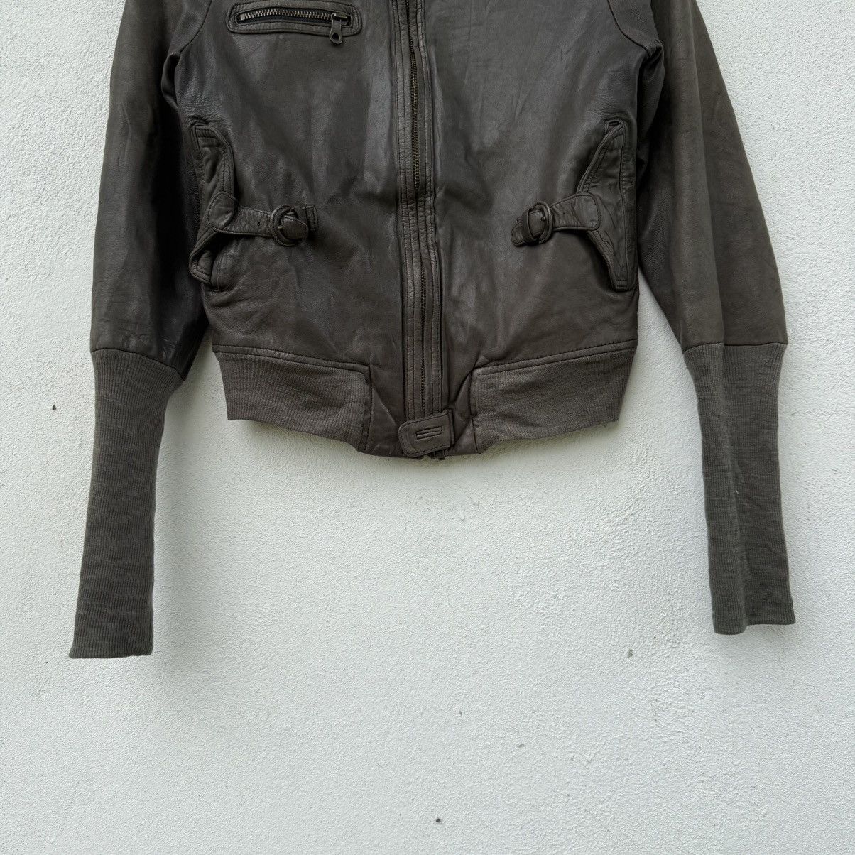 Share Spirit Homme Vintage Share Spirit Sheep Leather Punk Bondage Jacket Size US S / EU 44-46 / 1 - 6 Thumbnail