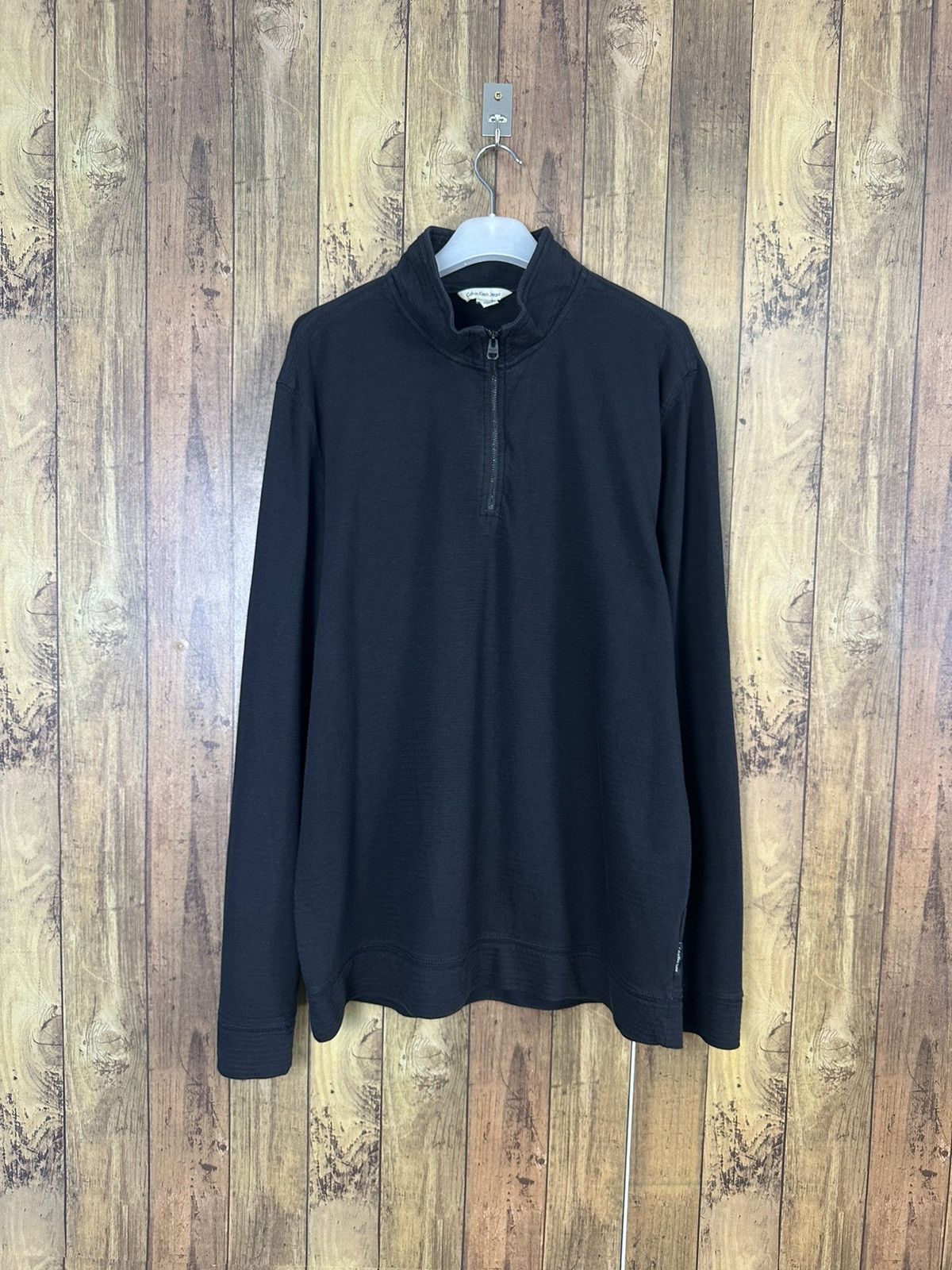 Calvin Klein Calvin Klein Half Zipper Long Sleeve Knit A315 Size US L / EU 52-54 / 3 - 1 Thumbnail
