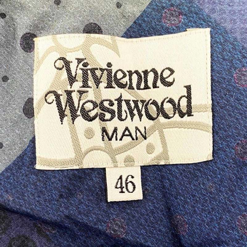 Vivienne Westwood Patchwork Orb Asymmetrical Collar Button Shirt Size US S / EU 44-46 / 1 - 8 Thumbnail