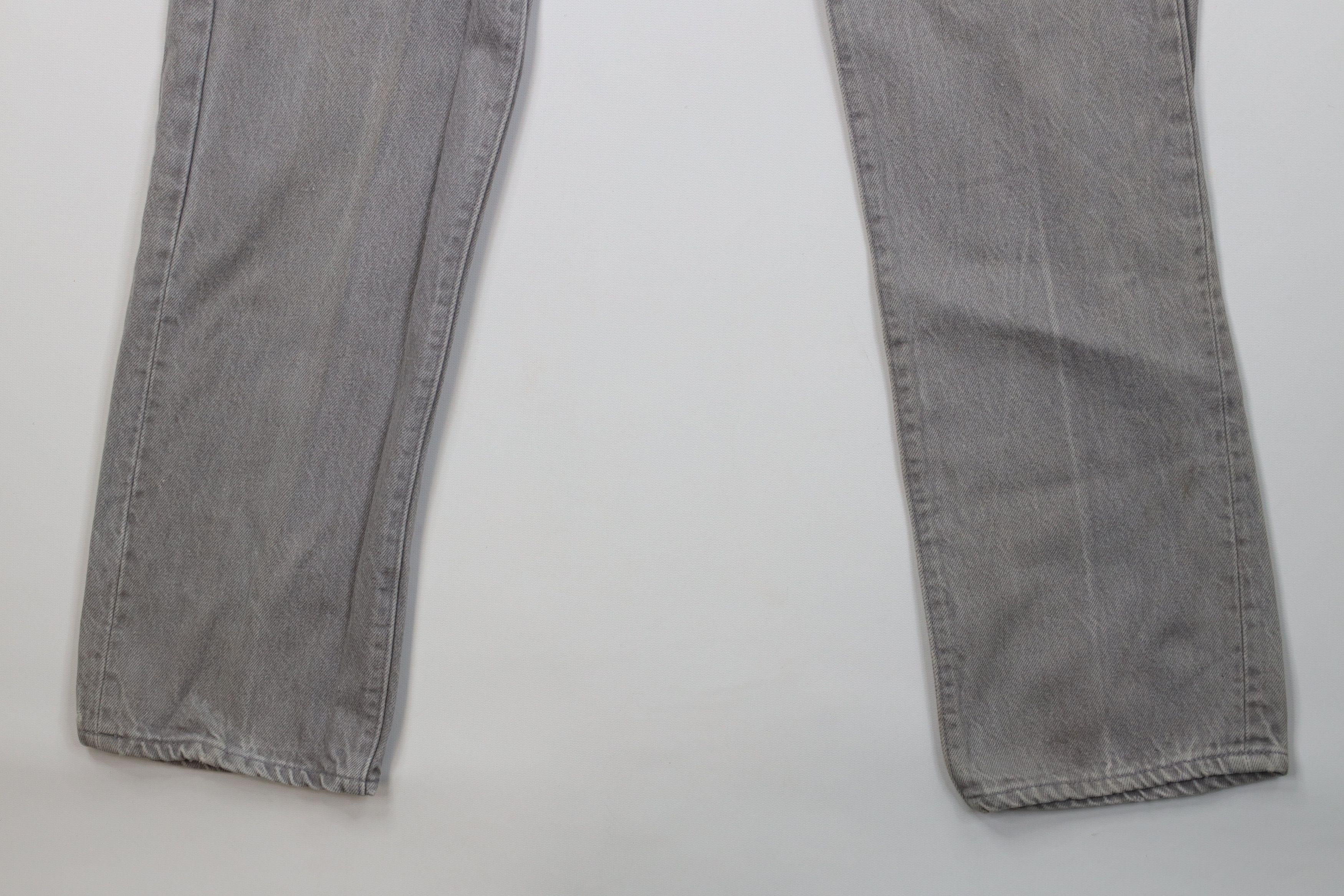 Levi's Vintage 80s Levis 501xx Button Fly Original Jeans Gray USA Size US 29 - 5 Thumbnail