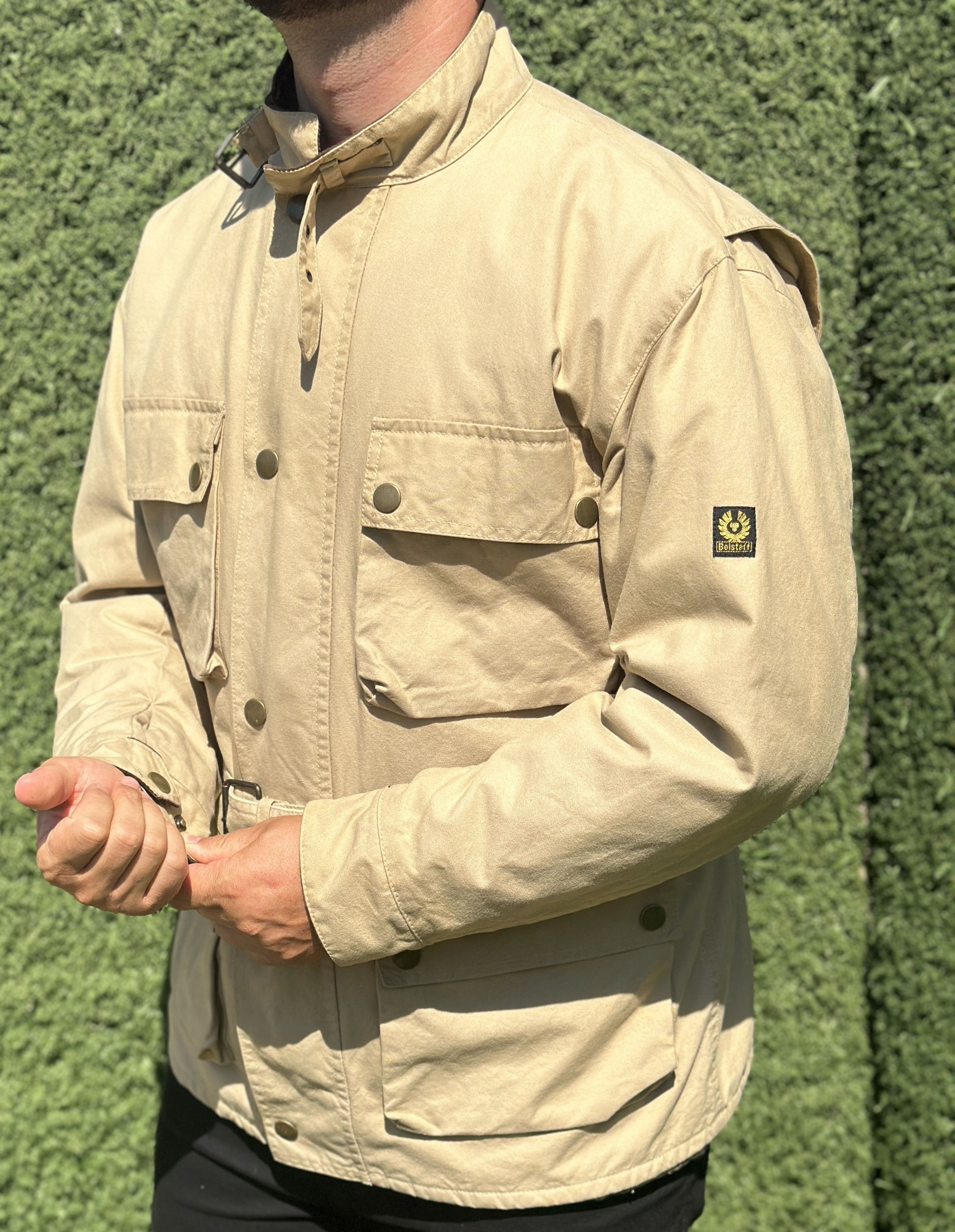 Belstaff Belstaff Wax Rider Motorcycle Motorcycle Bike Beige Size L Size US L / EU 52-54 / 3 - 5 Thumbnail