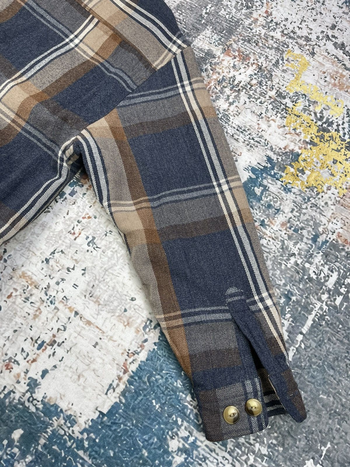 Jeep Vtg Jeep Checked Plaid Melton Jacket Size US M / EU 48-50 / 2 - 7 Thumbnail