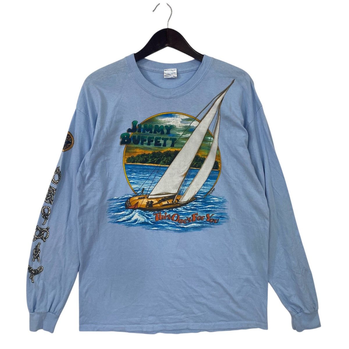 Band Tees 💥JIMMY BUFFETT country rock Longsleeve tour tee shirt Size US L / EU 52-54 / 3 - 1 Thumbnail