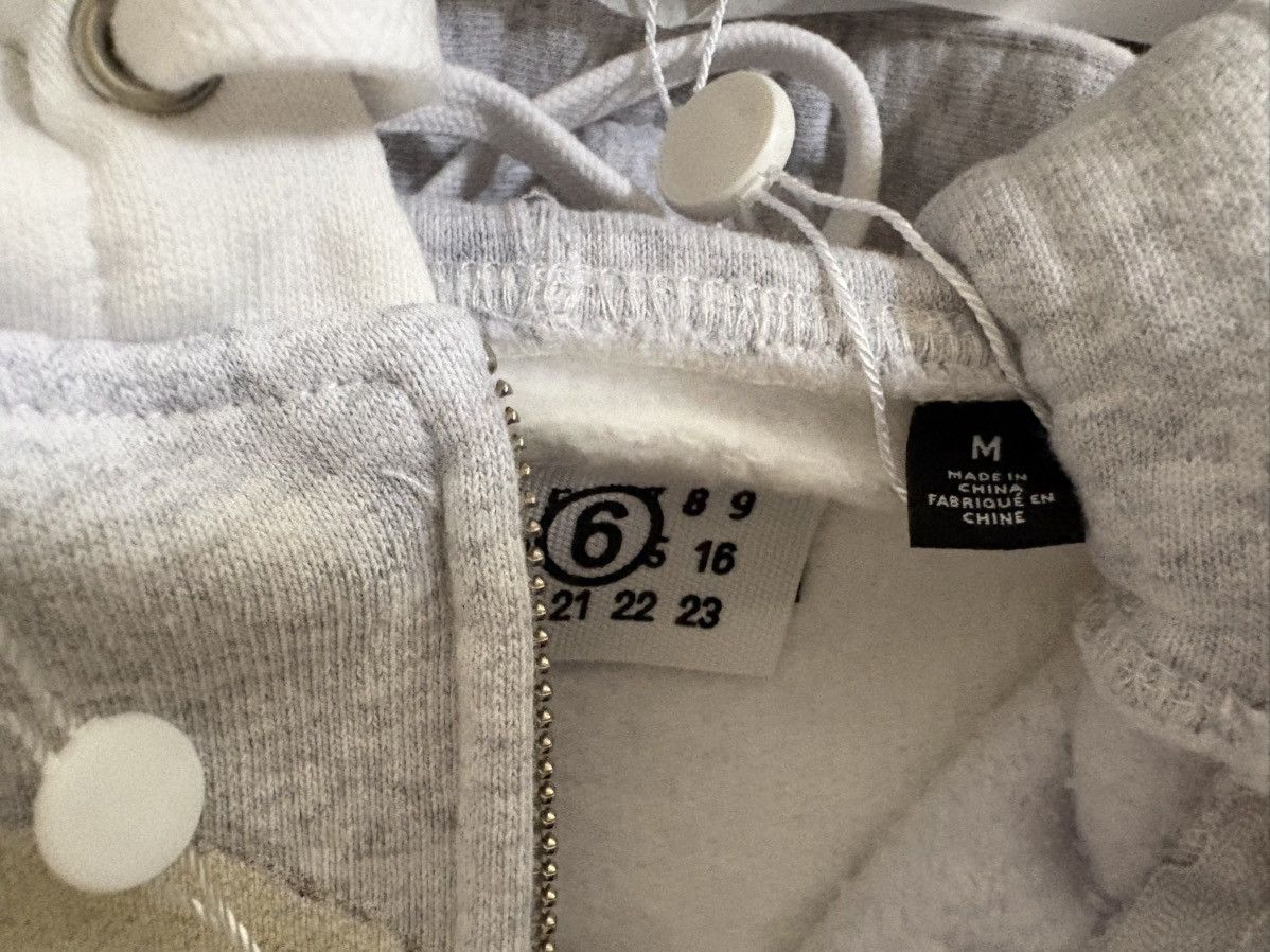 Maison Margiela × Supreme Supreme x Maison Margiela MM6 Grey/White Eagle Zip Up Medium Size US M / EU 48-50 / 2 - 5 Thumbnail