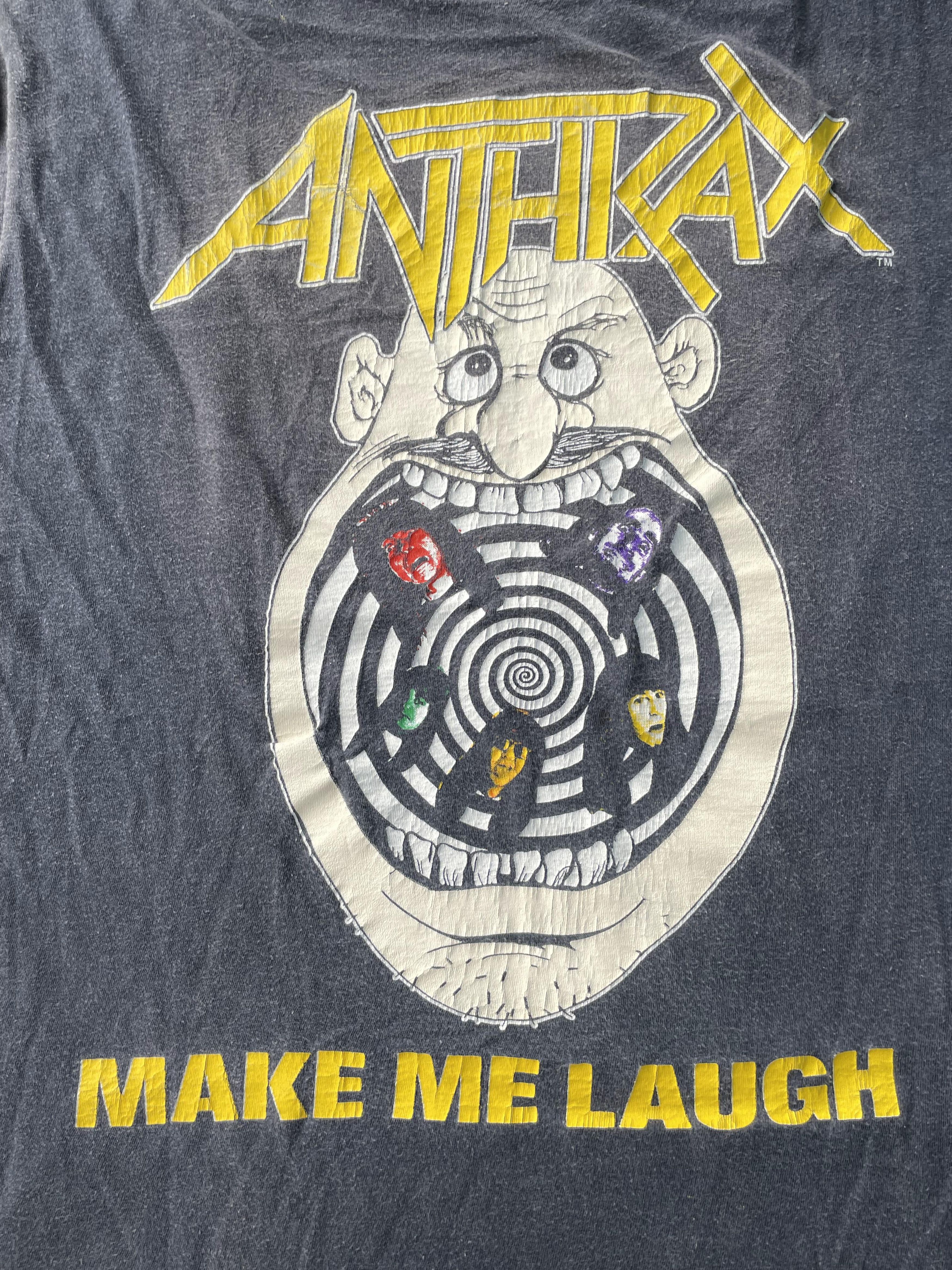 Band Tees VTG 1988 Anthrax Road to Euphoria Monster Of Rock Size US L / EU 52-54 / 3 - 2 Thumbnail