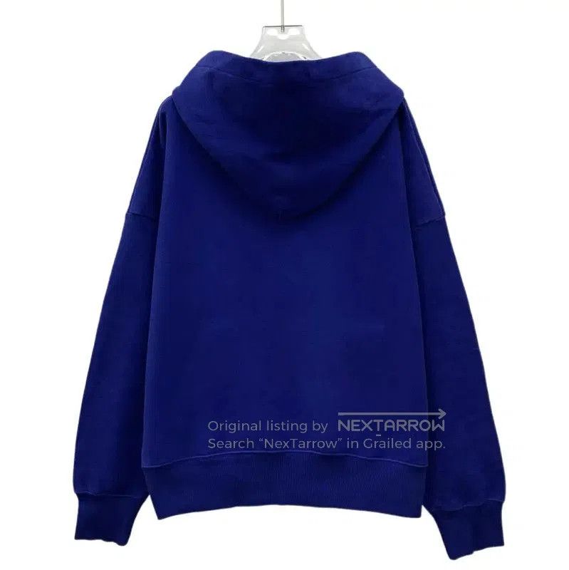 Saint Laurent Paris Saint Laurent Blue Cotton Women's Hoodie . Size M / US 6-8 / IT 42-44 - 2 Thumbnail