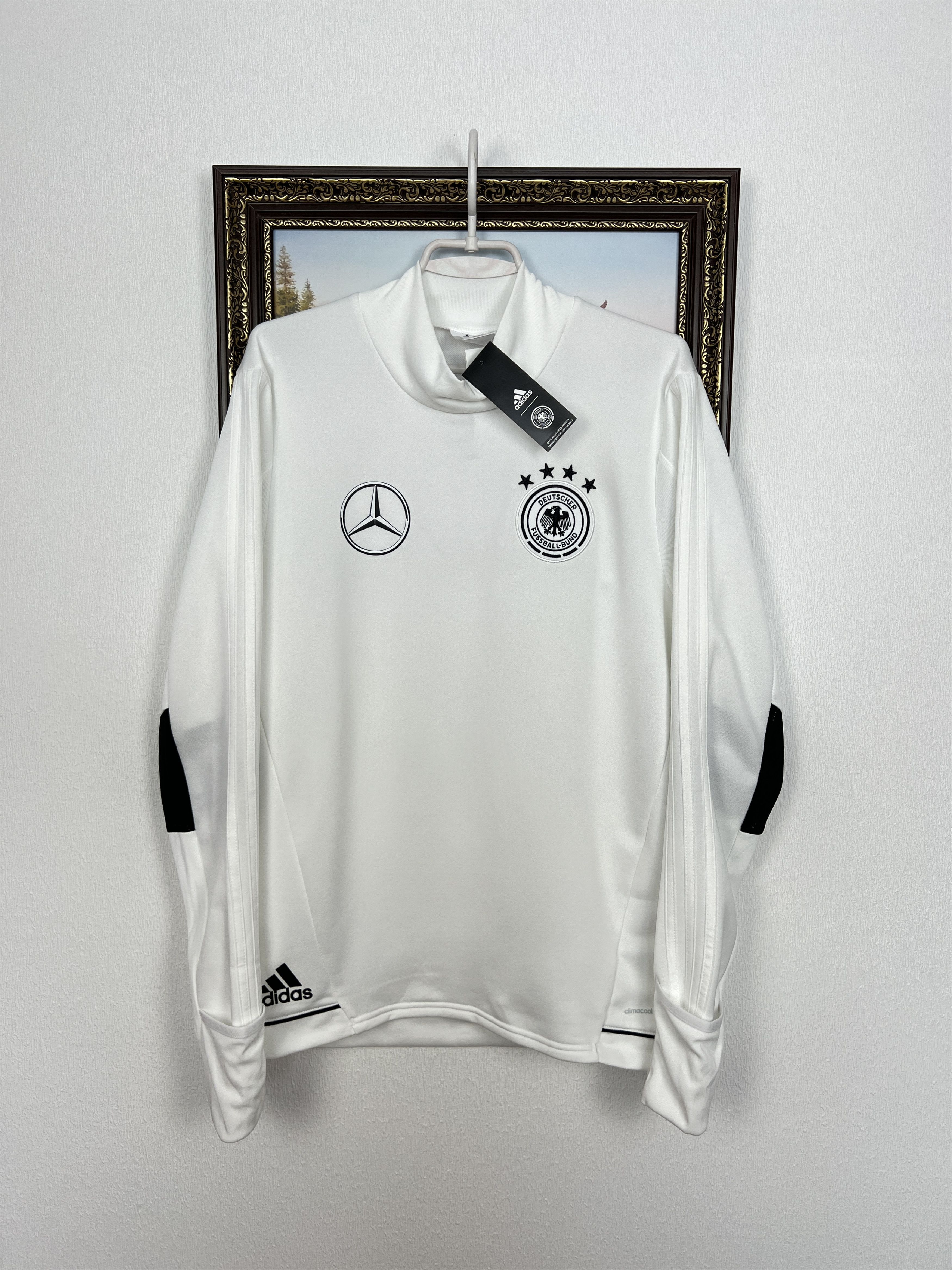 Mercedes-Benz Adidas Germany Mercedes Benz Football Train Sweatshirt Size US M / EU 48-50 / 2 - 1 Thumbnail