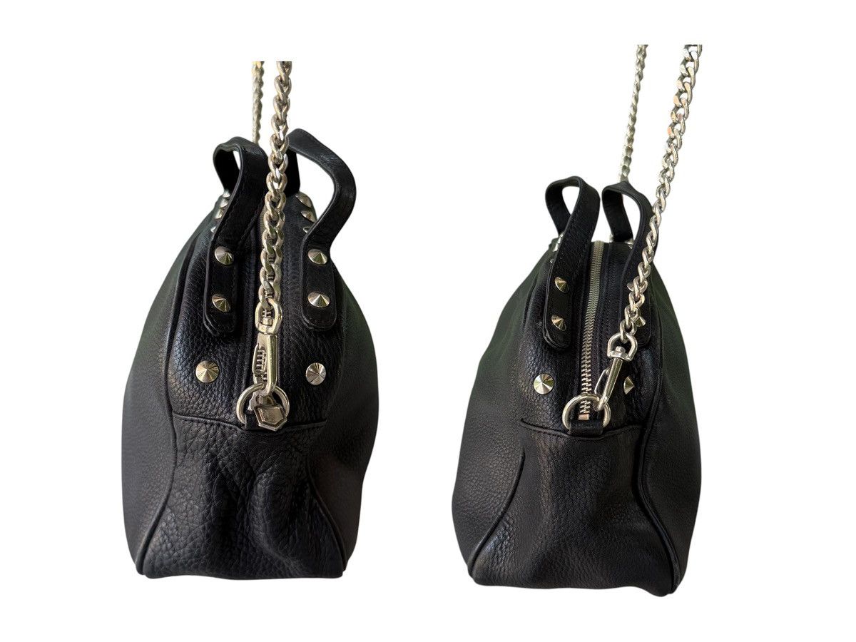Katharine Hamnett London VINTAGE KATHARINE HAMNETT Logo Studded Leather 2 Way Bag Size ONE SIZE - 4 Thumbnail