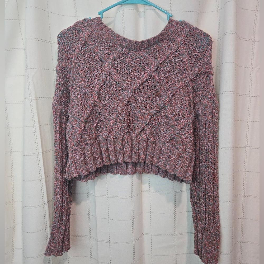 Arizona Jean Co. Arizona Jean Chunky Knit Cropped Sweater Size XS / US 0-2 / IT 36-38 - 1 Thumbnail