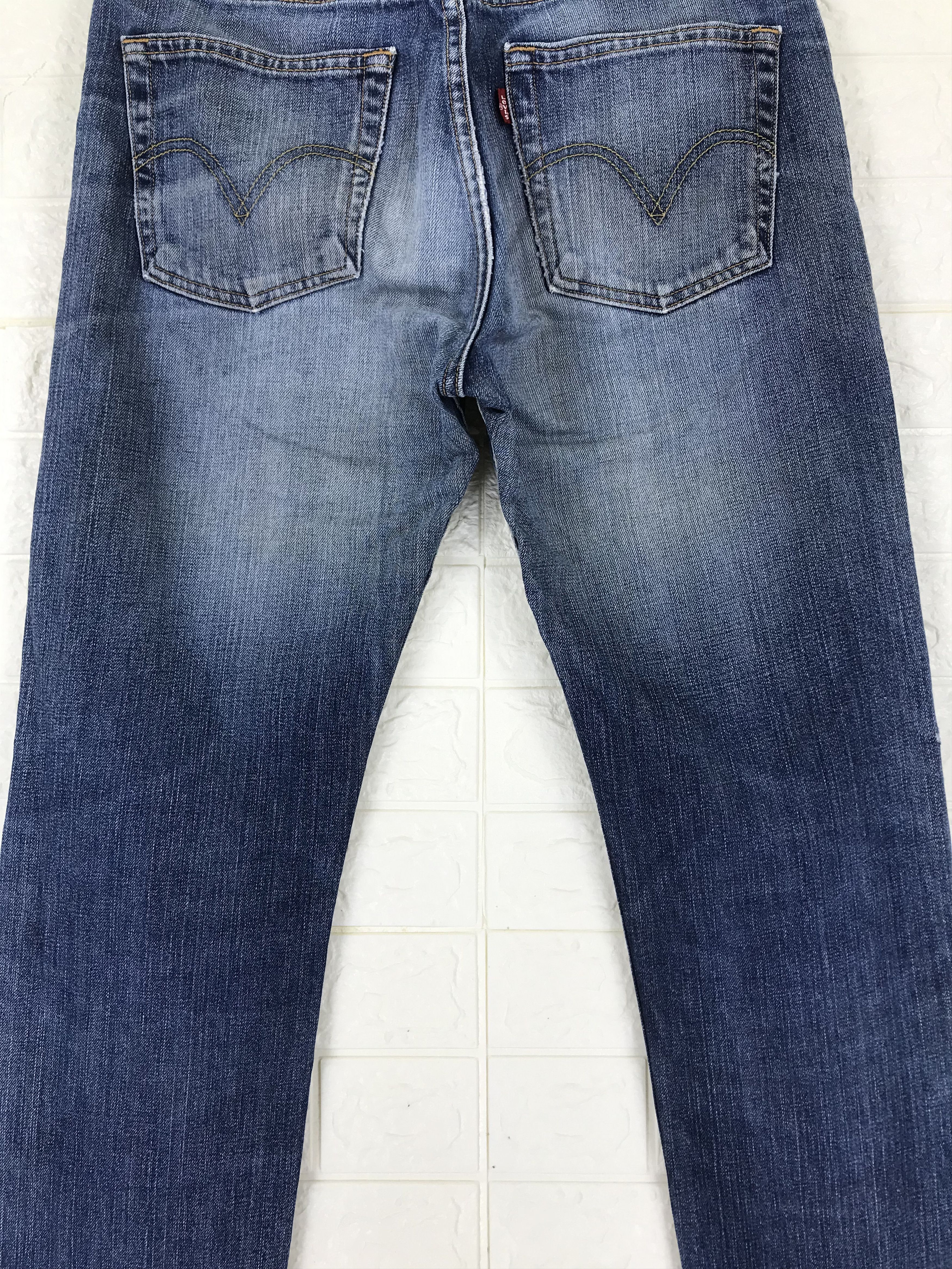 Levi's Vintage Levi's 532 Blue Washed Jeans Distressed Denim Size US 33 - 7 Thumbnail