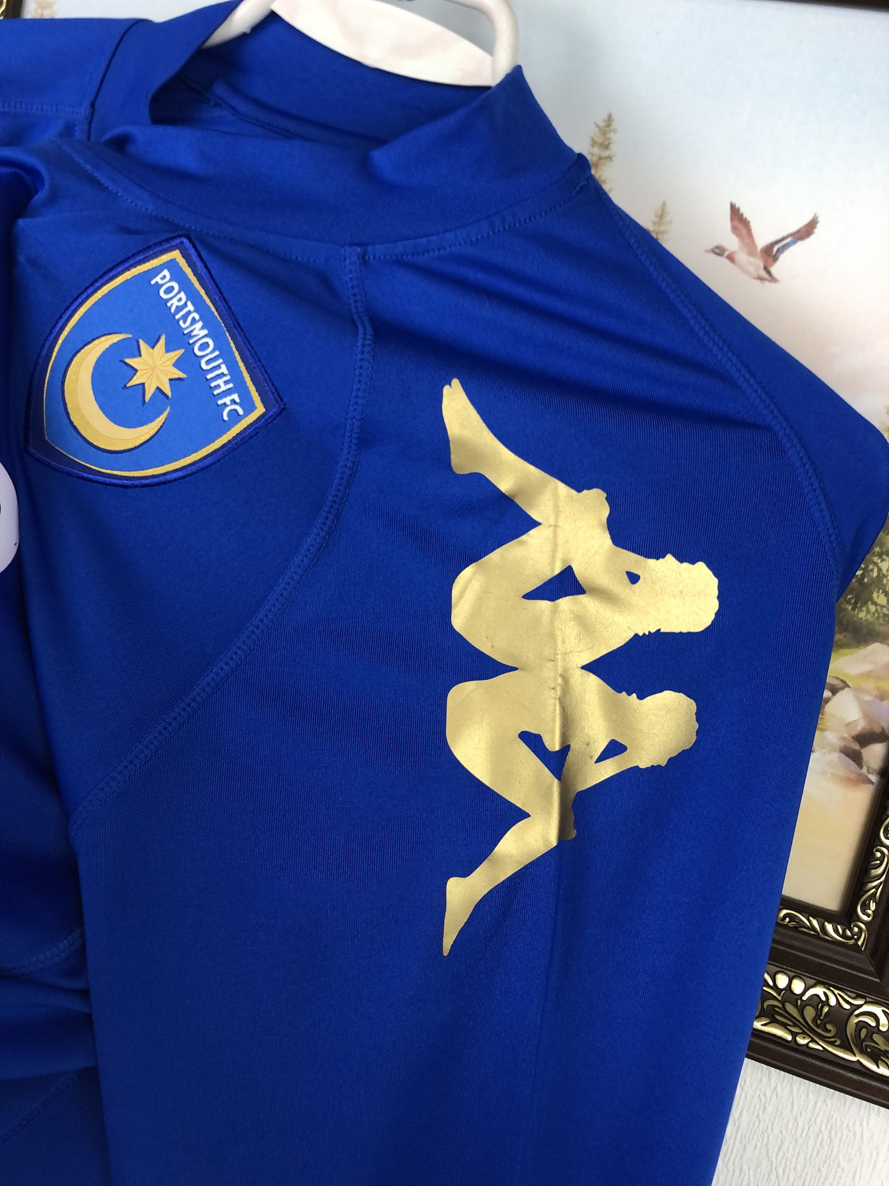 Kappa Portsmouth football shirt Soccer Kappa Long Sleeve Jersey Size US M / EU 48-50 / 2 - 4 Thumbnail
