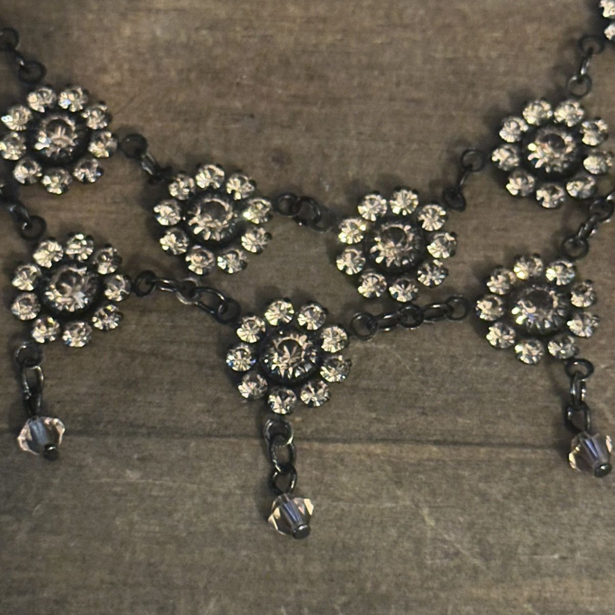 Other Bellagio Crystals cascading crystal flowers necklace Size ONE SIZE - 3 Thumbnail