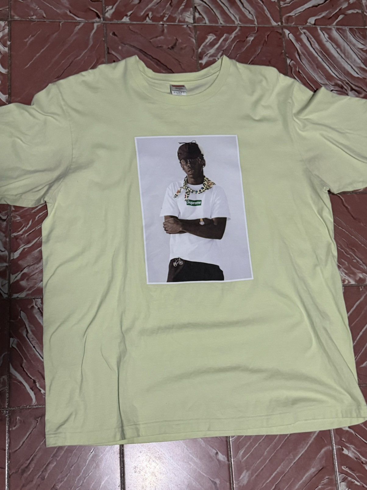 Supreme Supreme Tyler The Creator Photo Tee Pale Mint FW24 Size XL Size US XL / EU 56 / 4 - 1 Thumbnail