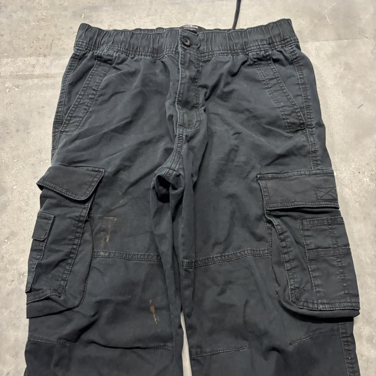 Japanese Brand × Vintage Crazy Vintage Y2K/2000s Grunge Black Streetwear Essential Cargo Pants! Size US 30 / EU 46 - 5 Thumbnail