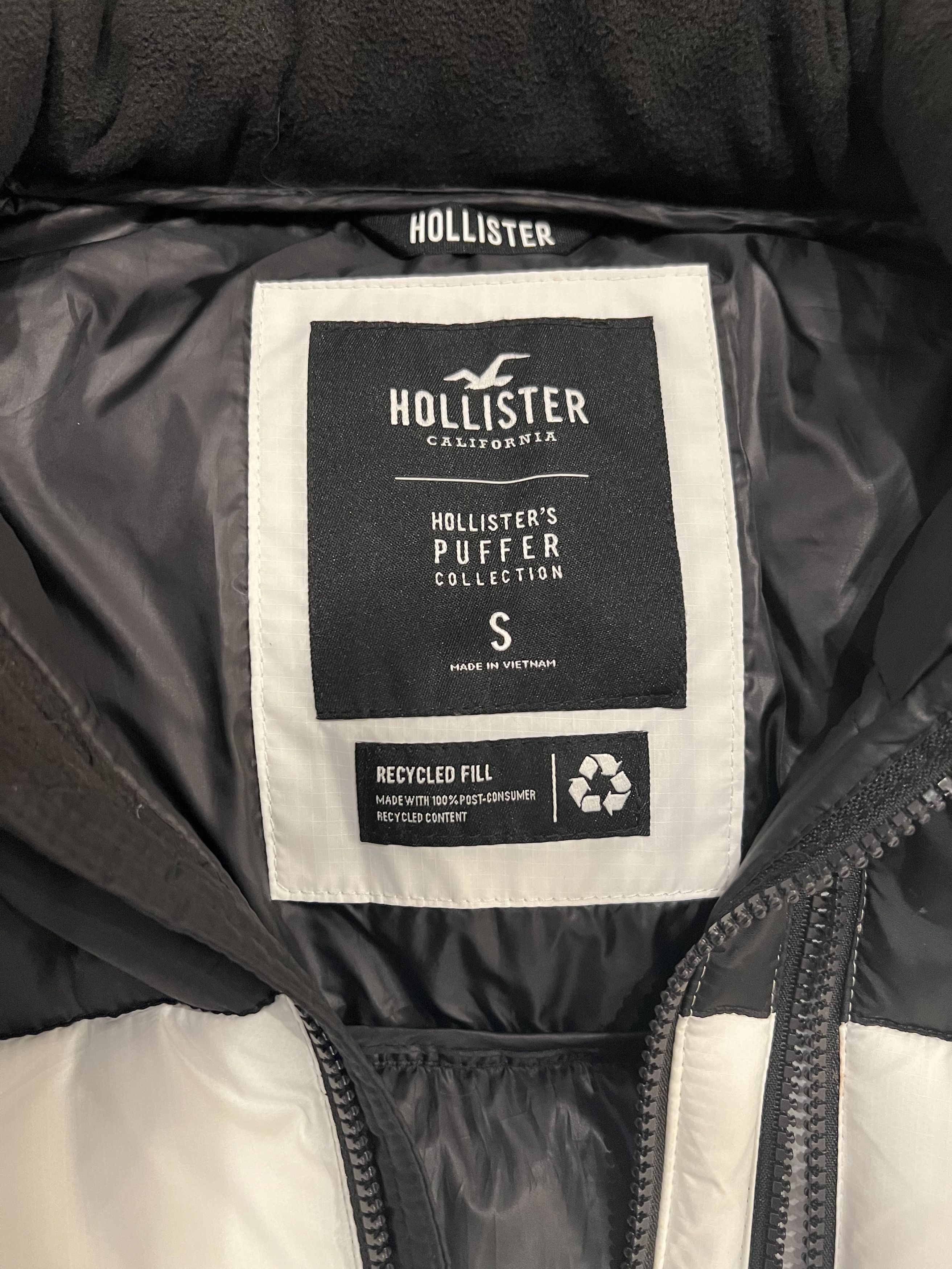 Hollister Hollister's Puffer Collection Black and White Jacket Size US S / EU 44-46 / 1 - 4 Thumbnail