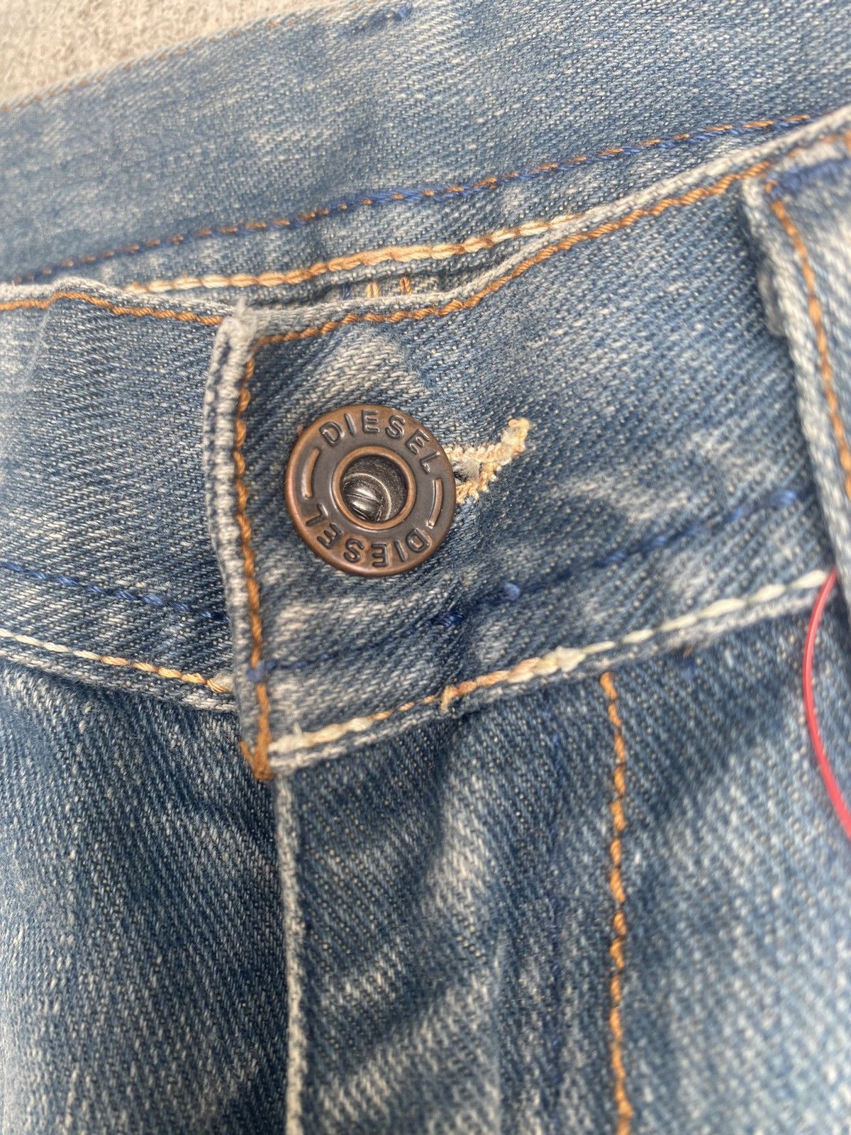 Designer × Diesel × If Six Was Nine Flare Jeans Diesel Faded Low Rise Bootcut Size US 30 / EU 46 - 11 Thumbnail