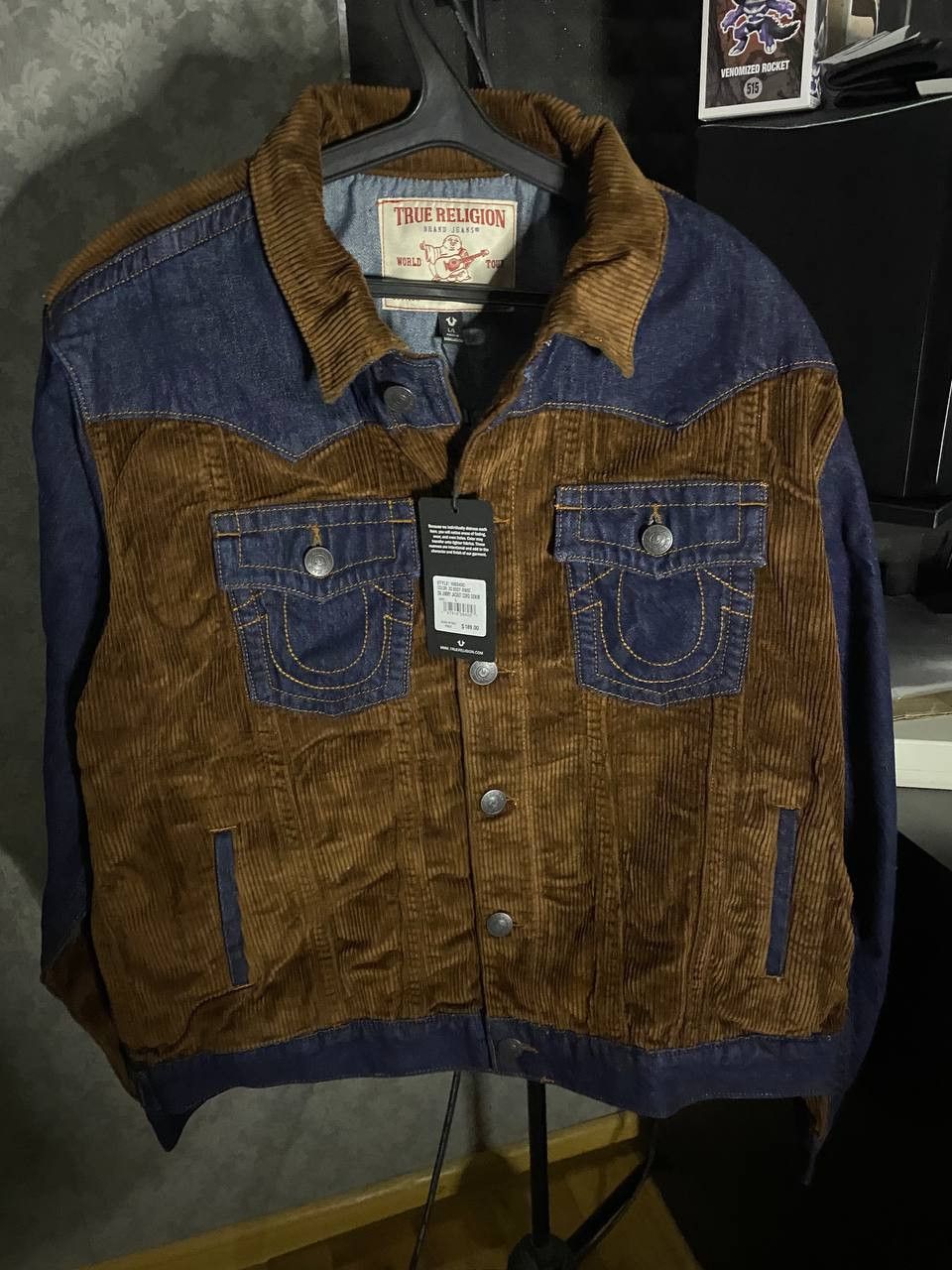 True Religion True Religion Jimmy Corduroy Denim Jacket Size US L / EU 52-54 / 3 - 1 Thumbnail