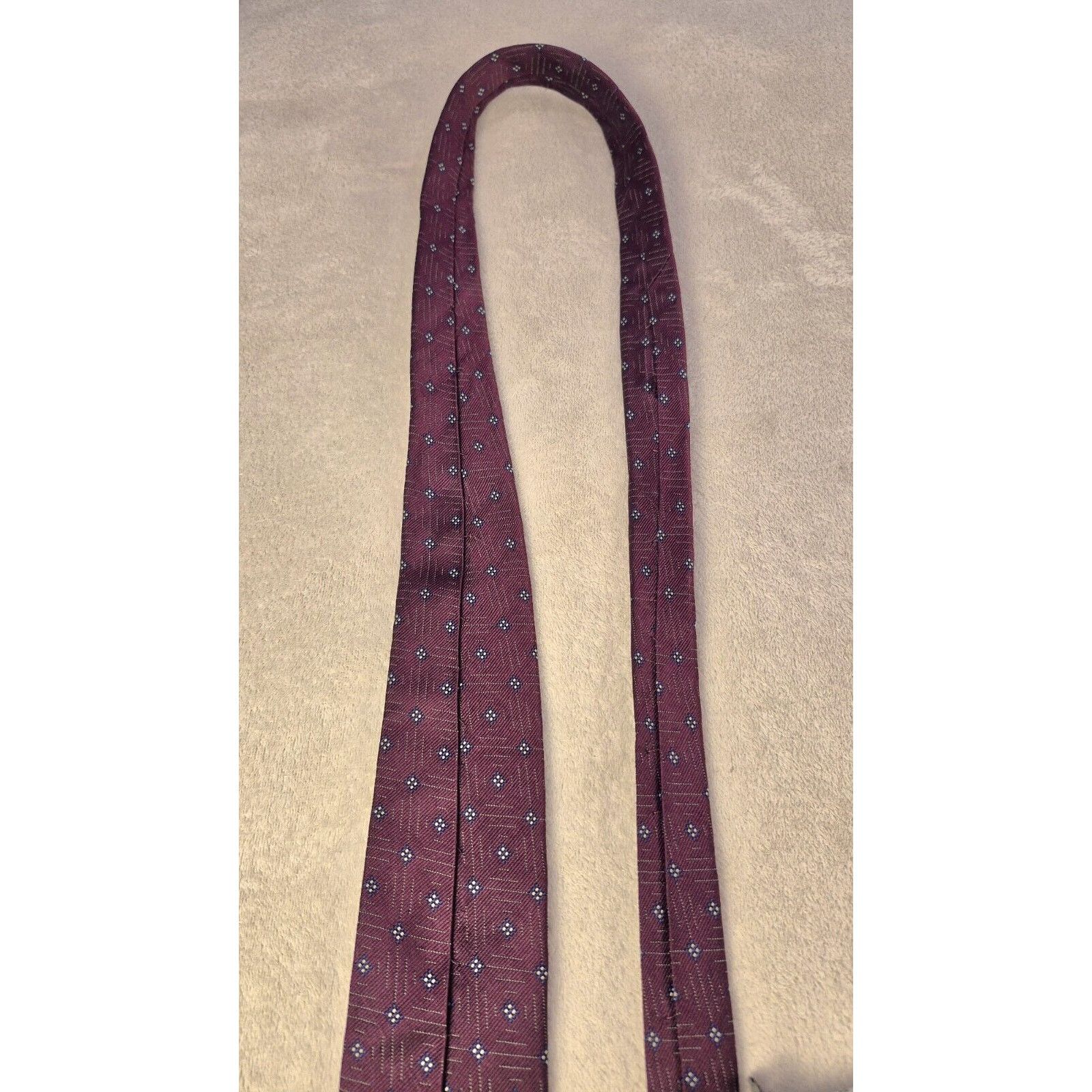 Polo Ralph Lauren Vintage Polo Ralph Lauren Silk Tie Red Geometric Necktie Size ONE SIZE - 12 Thumbnail