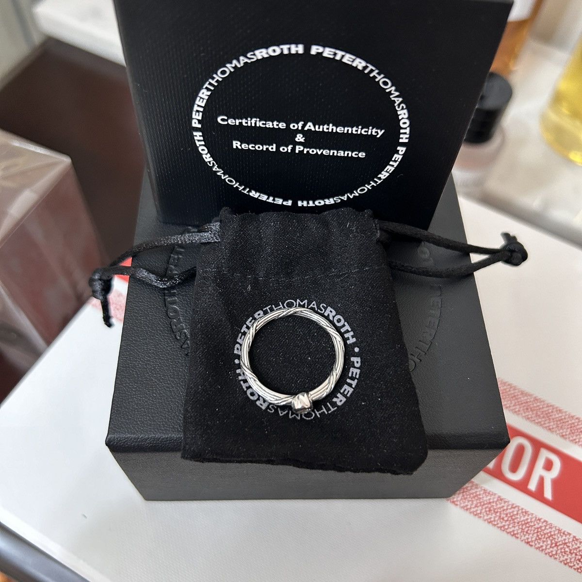 Sterling Silver Peter Thomas Roth White Topaz Ring in sterling silver - 10US Size ONE SIZE - 4 Thumbnail