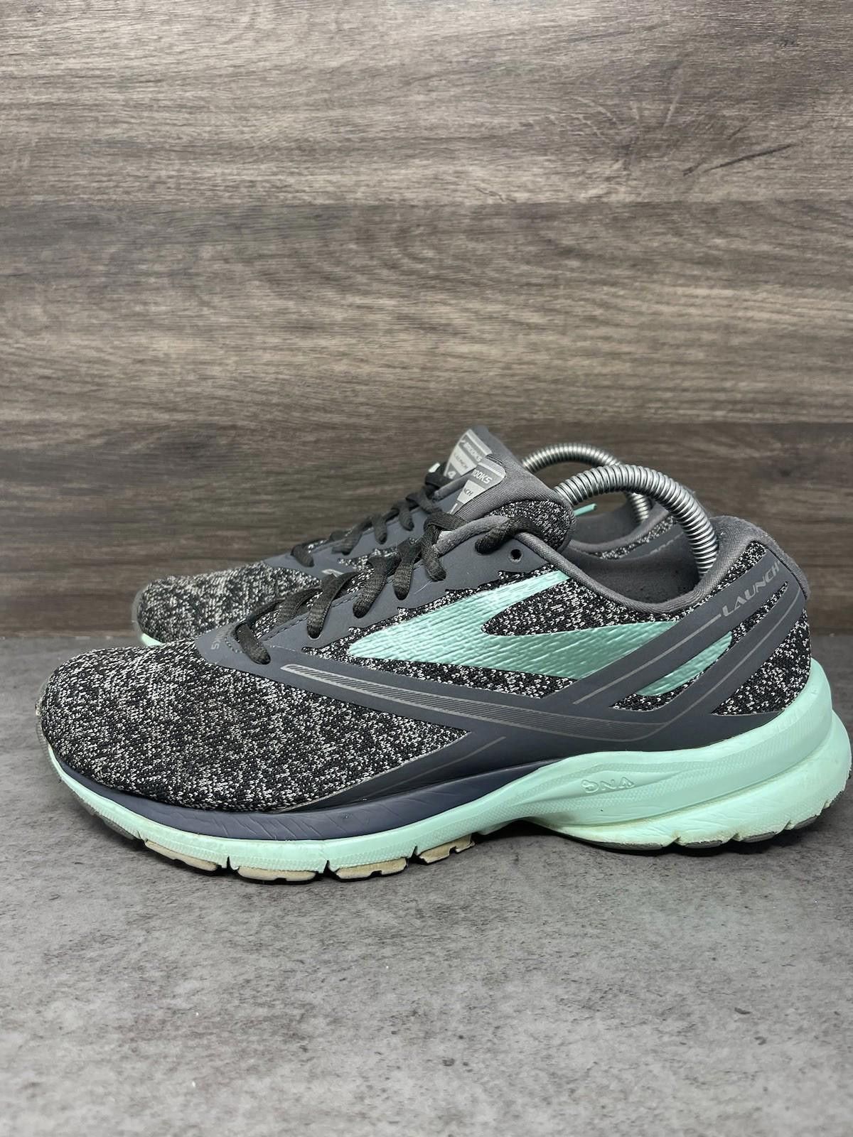 Brooks Brooks Launch 4 Running Shoes Womens Size 10 Black Green Size US 10 / IT 40 - 1 Thumbnail