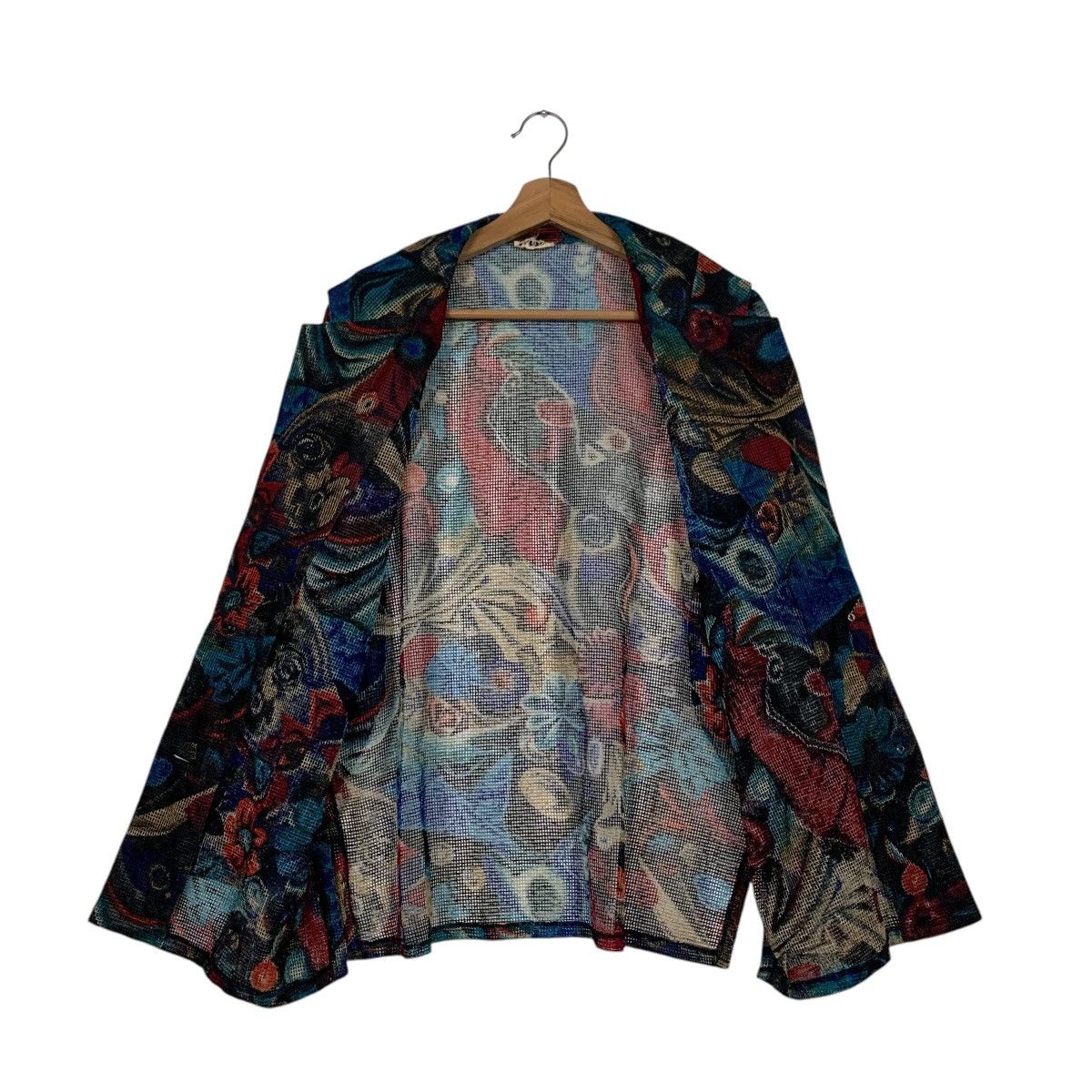 Japanese Brand Vintage 90’s SAGES Fullprint Casual Jacket Blazer #2620-C118 Size US M / EU 48-50 / 2 - 11 Thumbnail