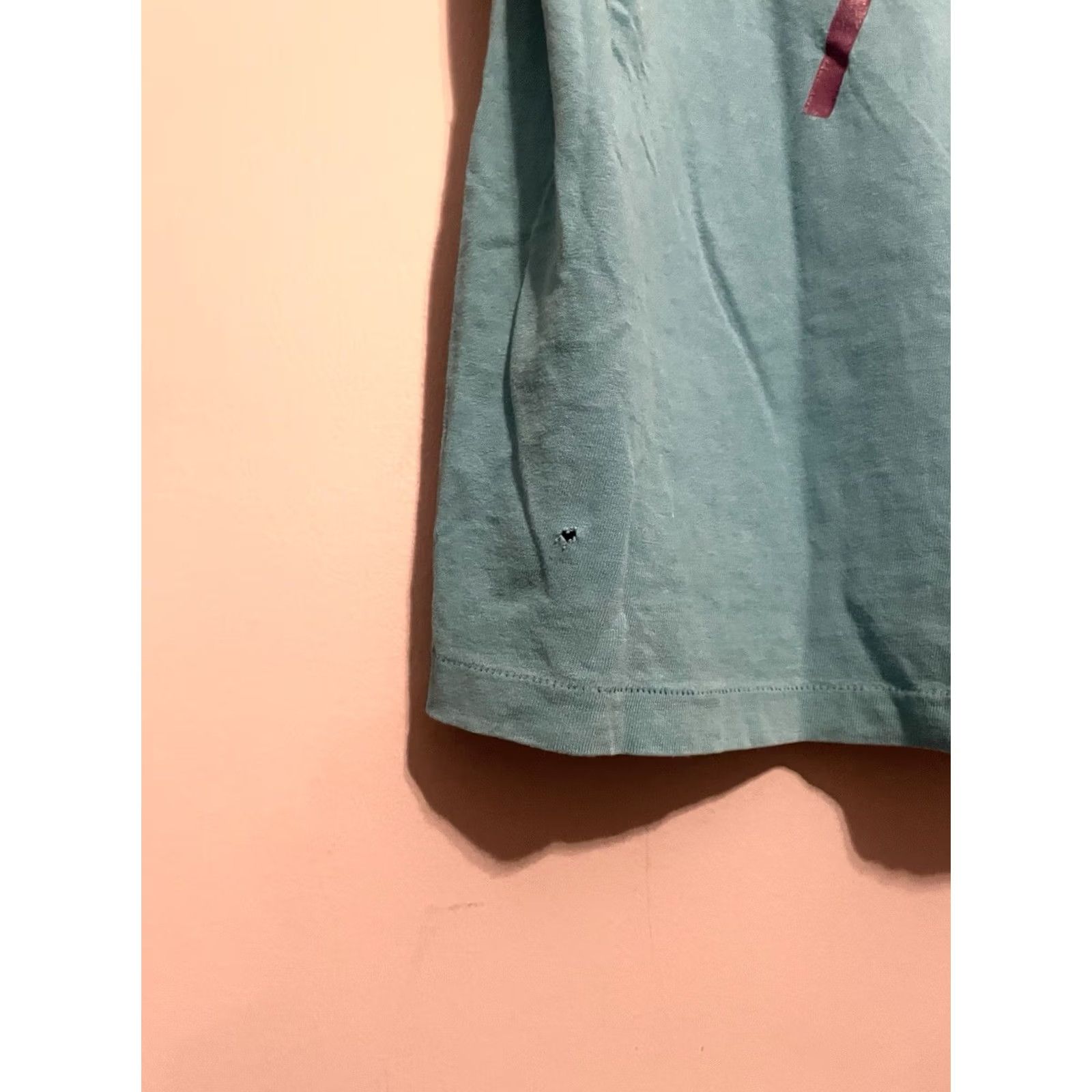 Nike VINTAGE Nike Air Logo T-Shirt Double Sided USA Teal Purple Size Large (A498) Size US L / EU 52-54 / 3 - 4 Thumbnail
