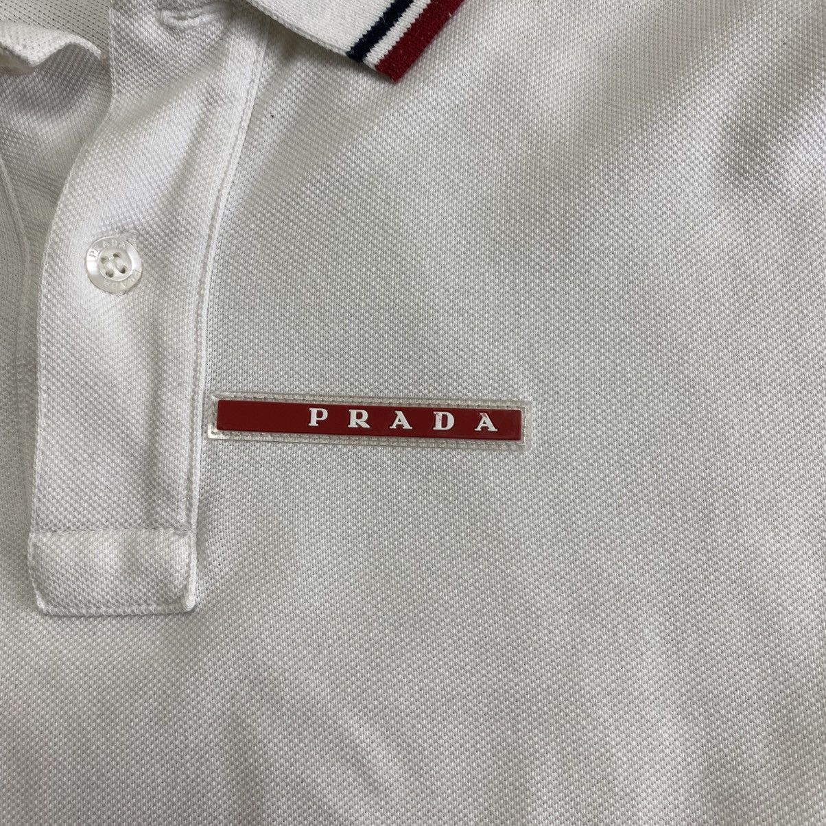Prada Prada Polo T-Shirt Red Tab Size US M / EU 48-50 / 2 - 5 Thumbnail