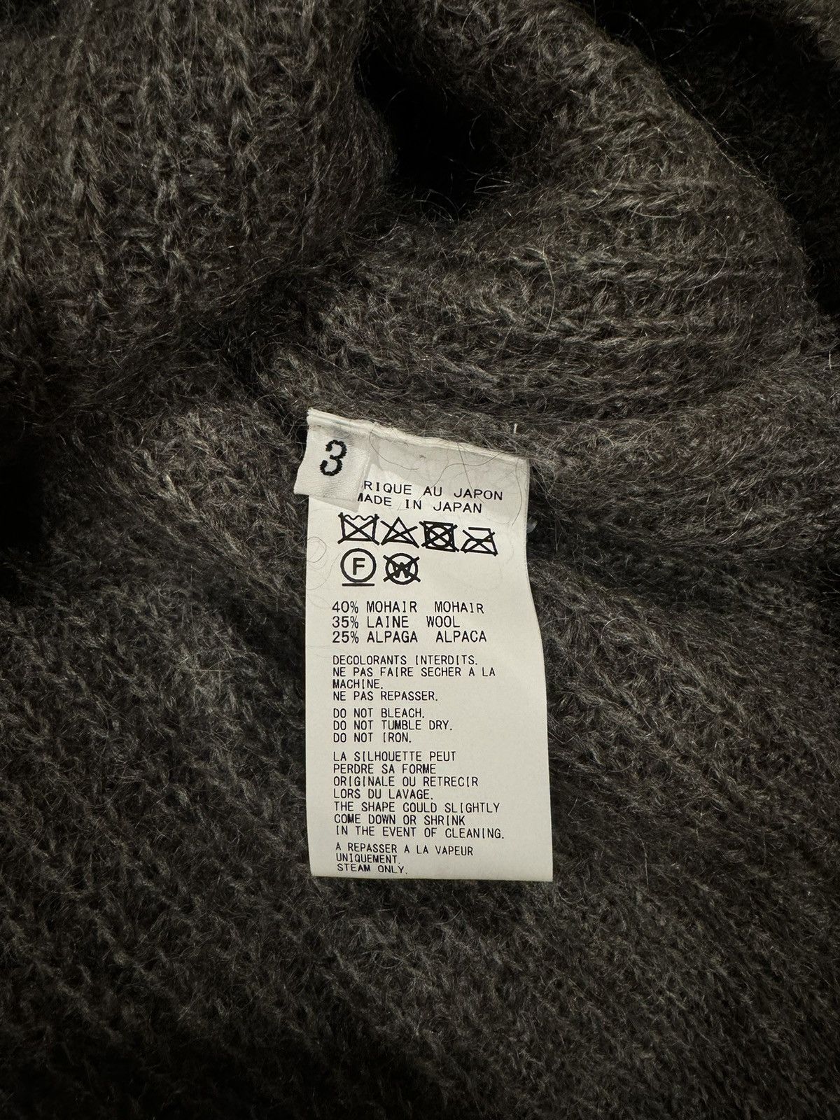 Yohji Yamamoto Yohji Yamamoto Pour Homme Sweater Size US L / EU 52-54 / 3 - 4 Thumbnail