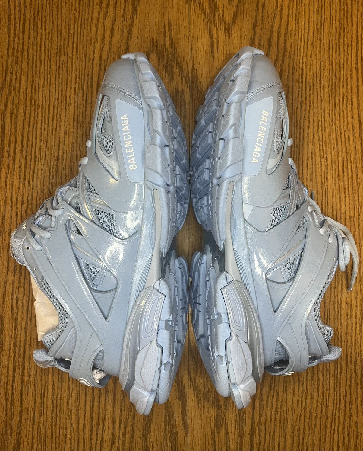 Balenciaga Balenciaga Track Sneaker (Metallic Light Blue) Size US 12 / EU 45 - 3 Thumbnail