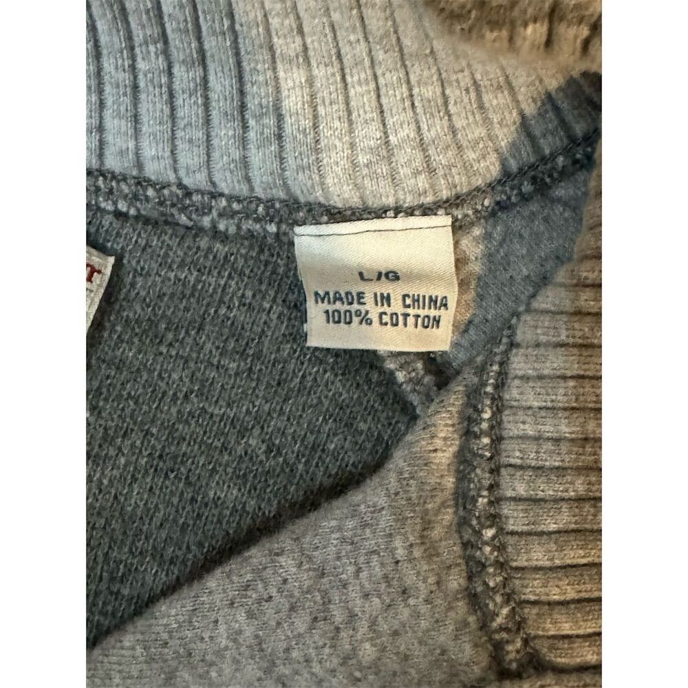 Tommy Bahama Tommy Bahama Red Sox Men's Gray Quarter Zip Pullover Sweate Size US L / EU 52-54 / 3 - 8 Thumbnail
