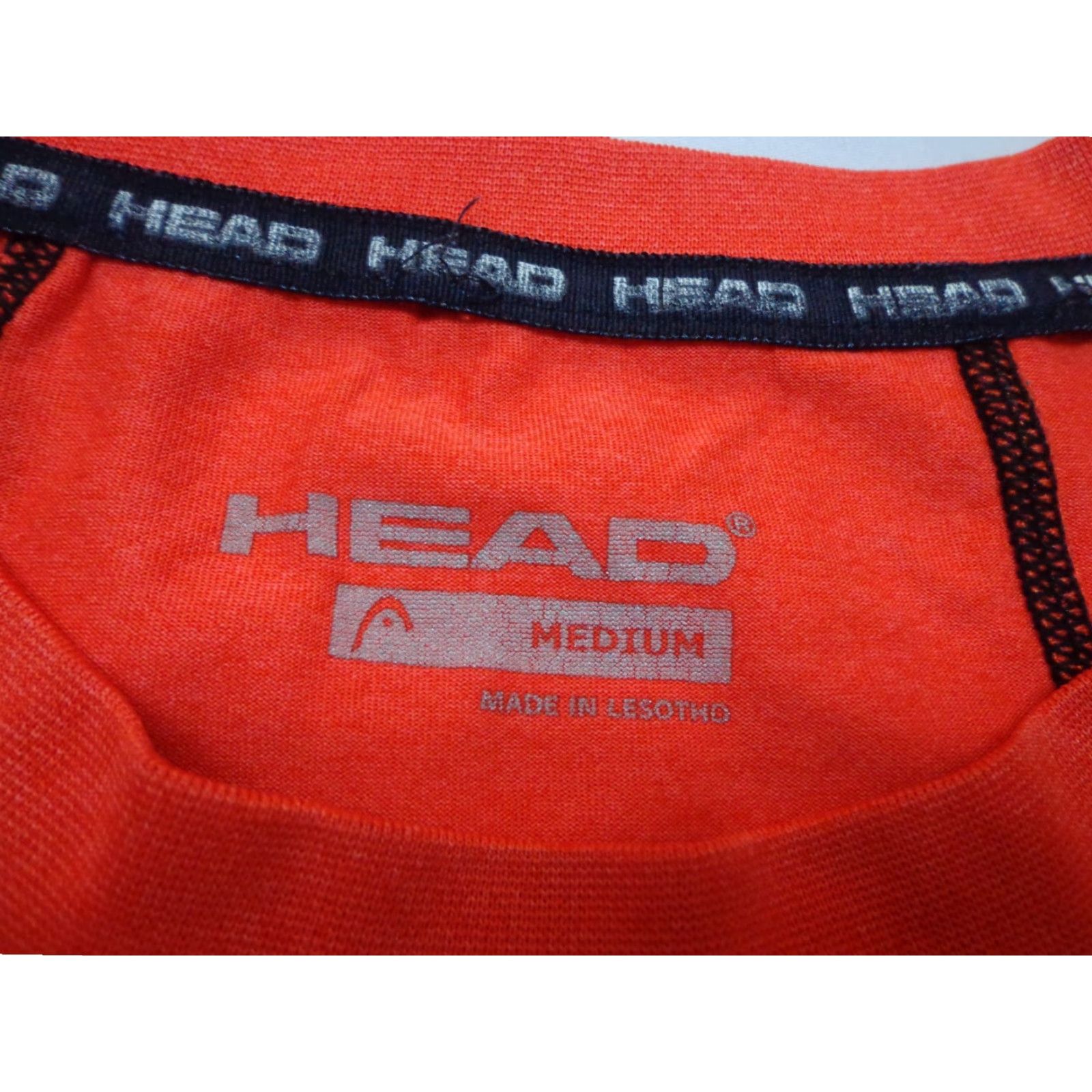 Vintage HEAD T-Shirt Men Medium Orange Hypertek Logo Short Sleeve Crew Neck Easy Care Sports Classic Size US M / EU 48-50 / 2 - 5 Thumbnail