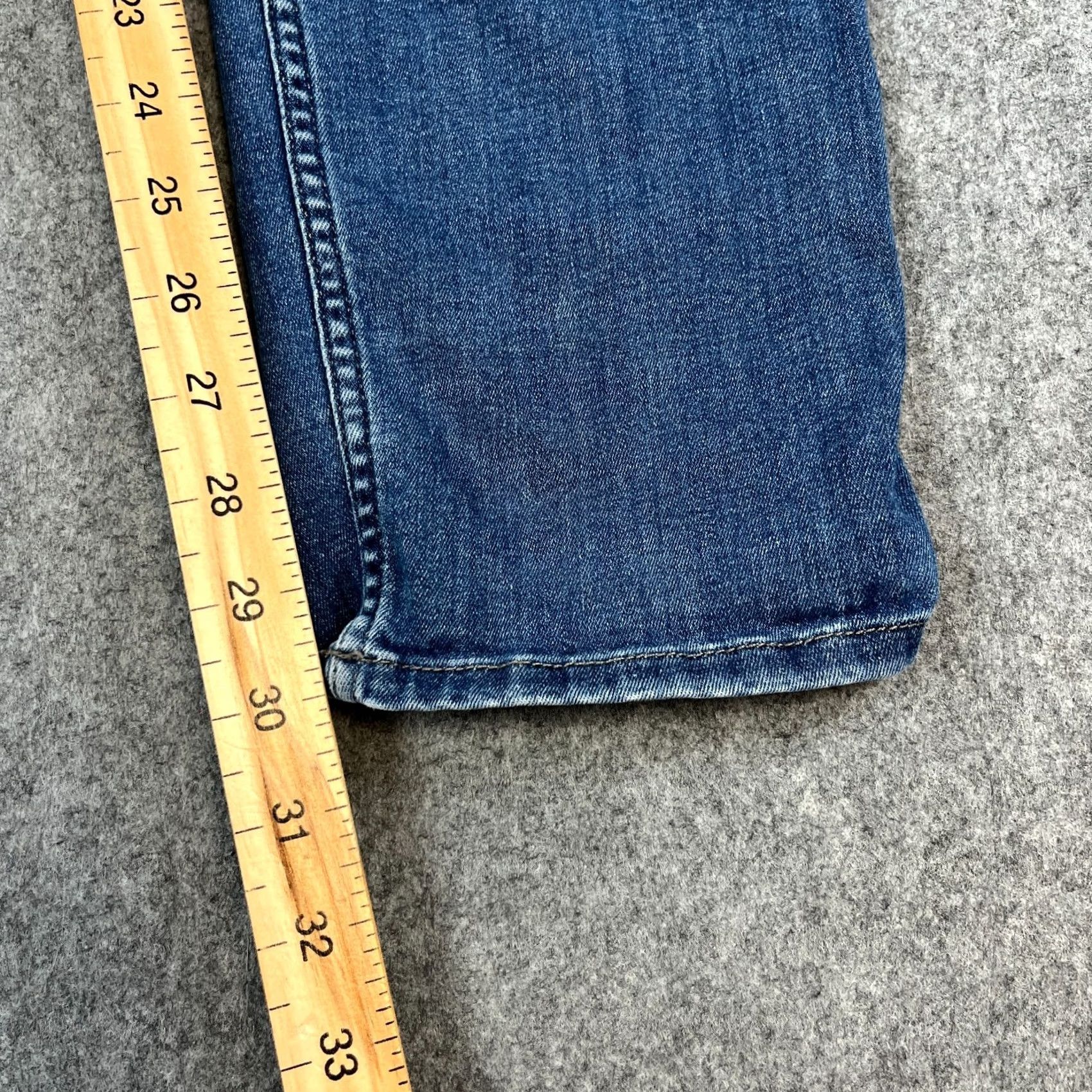 Replay Replay Jeans Regular Tapered 34 32 Medium Wash Blue Stretch Anbass Mens Jeans Size US 34 / EU 50 - 4 Thumbnail