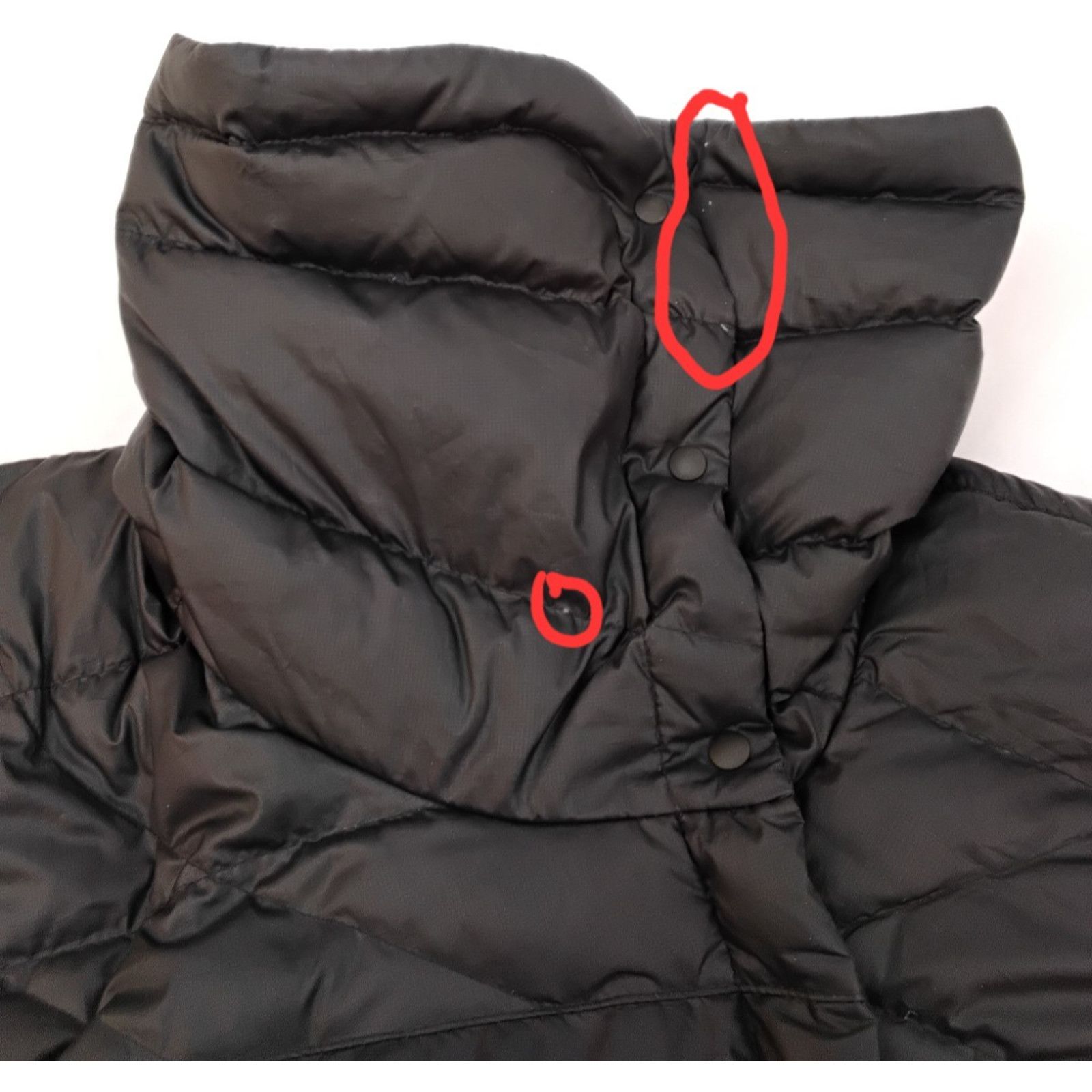 nau Nau Down Parka Coat Women's M Long Black Lightweight Size M / US 6-8 / IT 42-44 - 9 Thumbnail