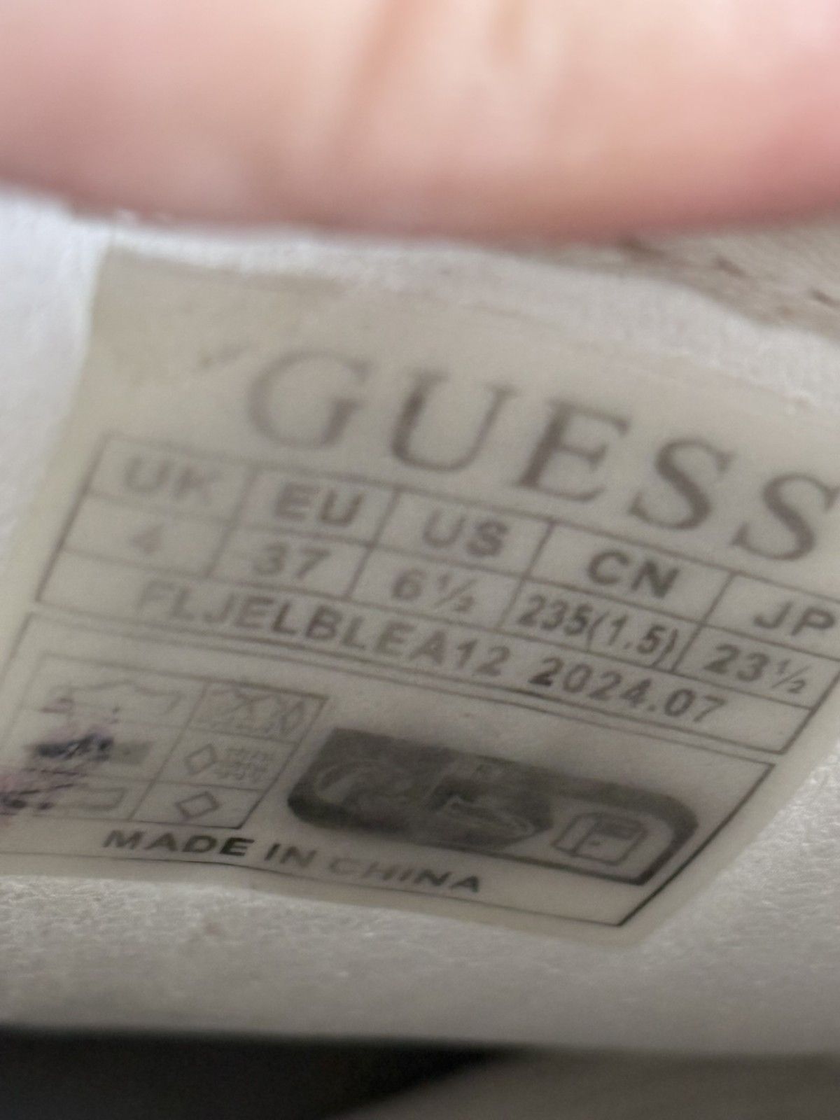 Guess Guess sneakers white leather platform women's size 37 Size US 7 / IT 37 - 8 Thumbnail