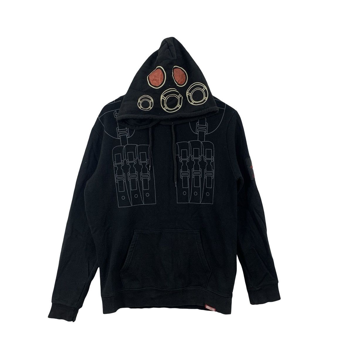 Other TACTICAL STRAP GRAPHIC Hoodie with Steampunk Goggle Hood Size US L / EU 52-54 / 3 - 3 Thumbnail
