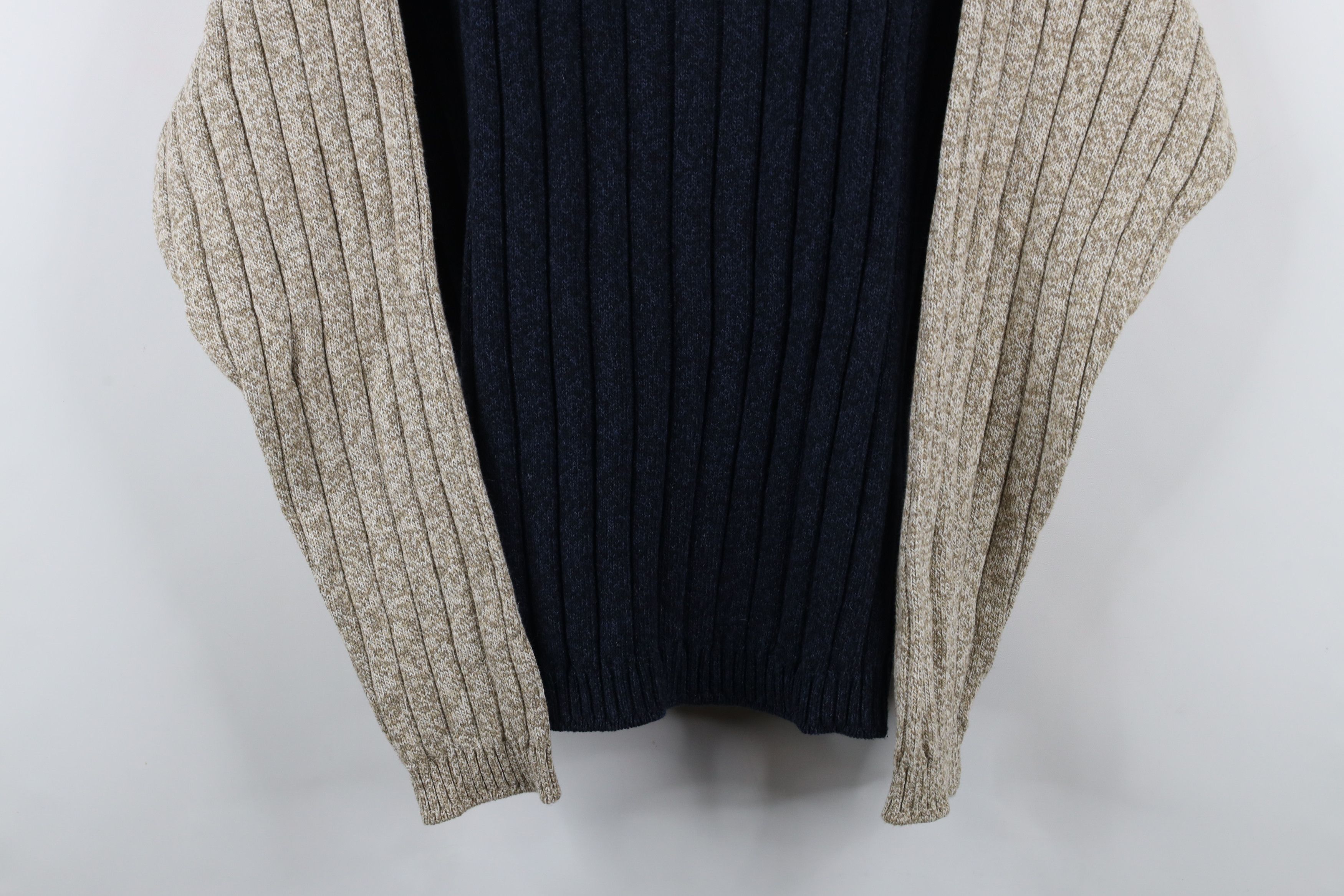 Vintage Vintage 90s Streetwear Ribbed Knit Crewneck Sweater USA Size US XL / EU 56 / 4 - 3 Thumbnail