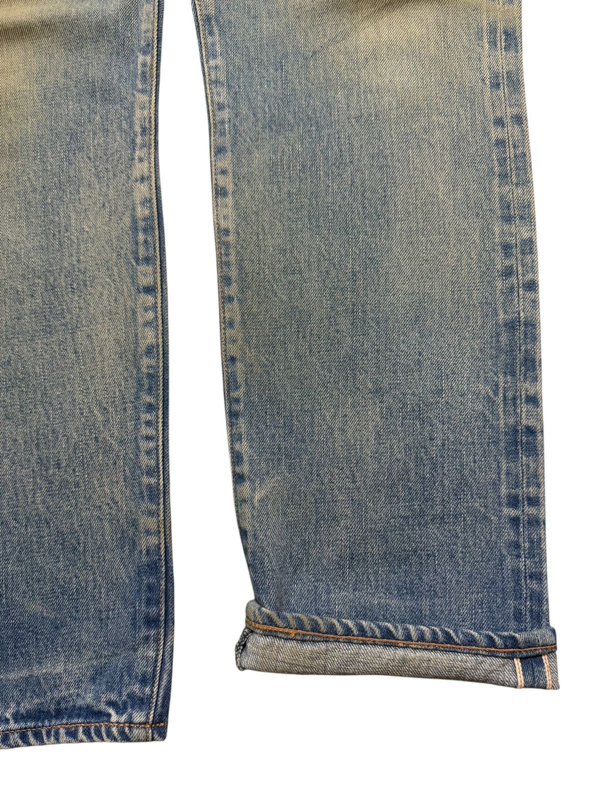 FOB Factory Vintage 90s Japan Fob Factory Selvedge Mud Wash Distress Size US 33 - 5 Thumbnail