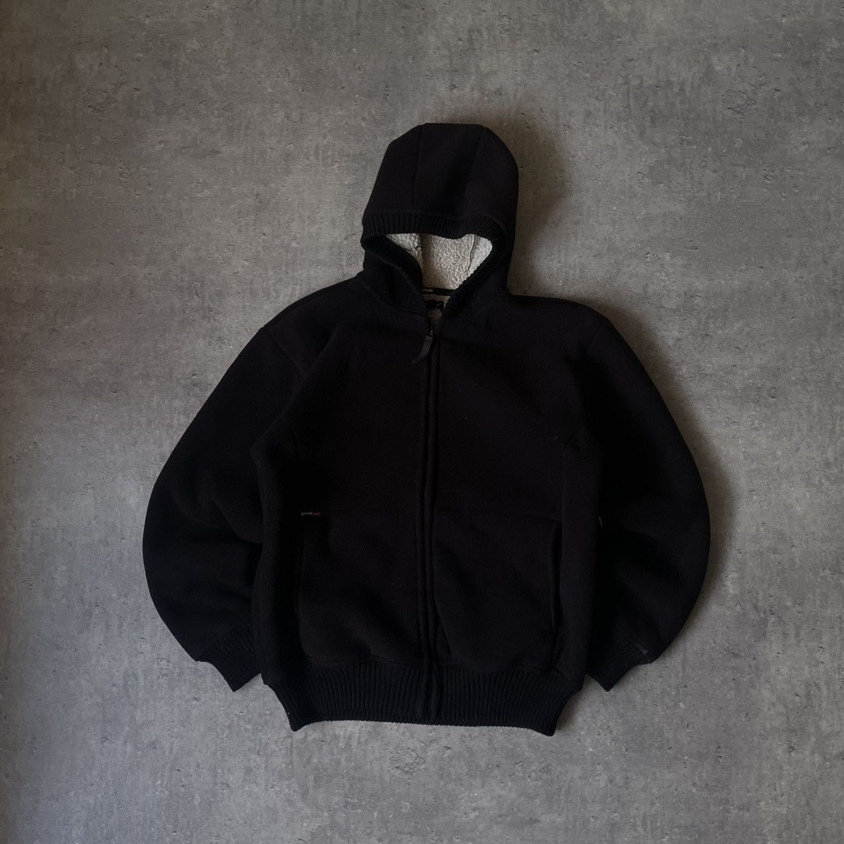 Schott × Vintage Flecce Bomber Schott Big Back Logo Size US L / EU 52-54 / 3 - 1 Thumbnail